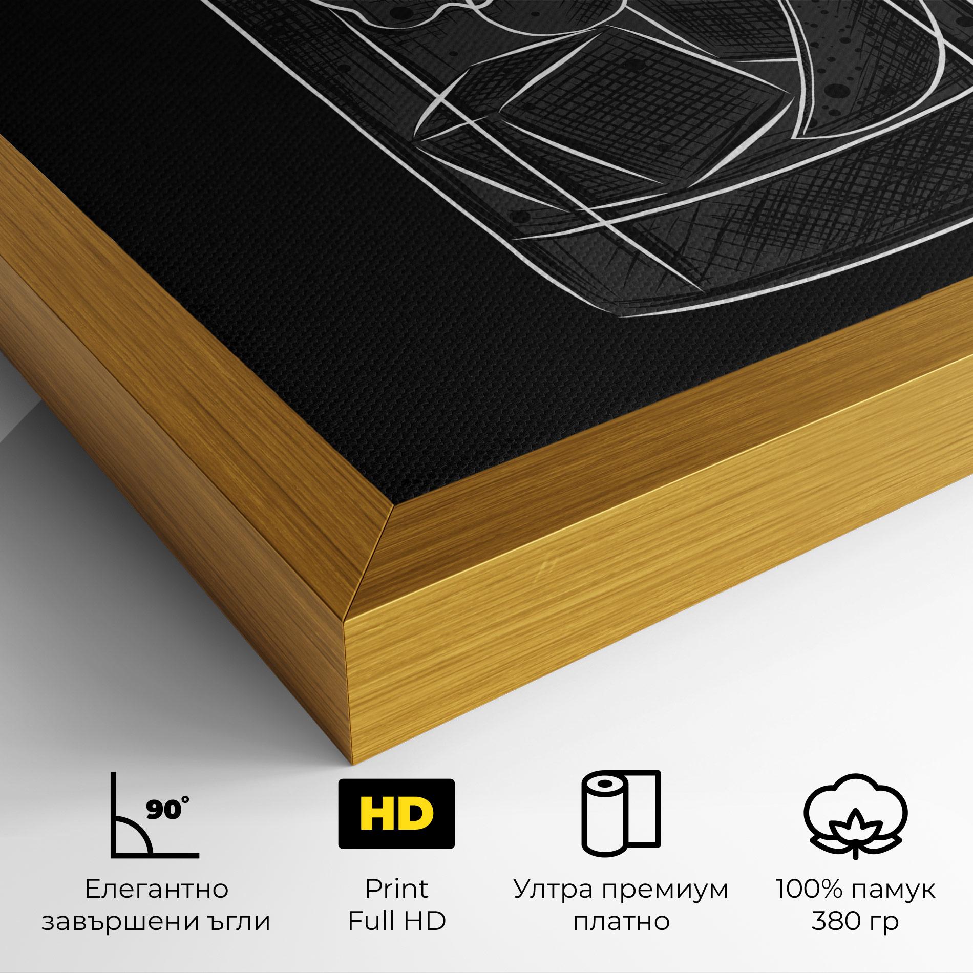 Картина на платно Lime Drink mockup 4