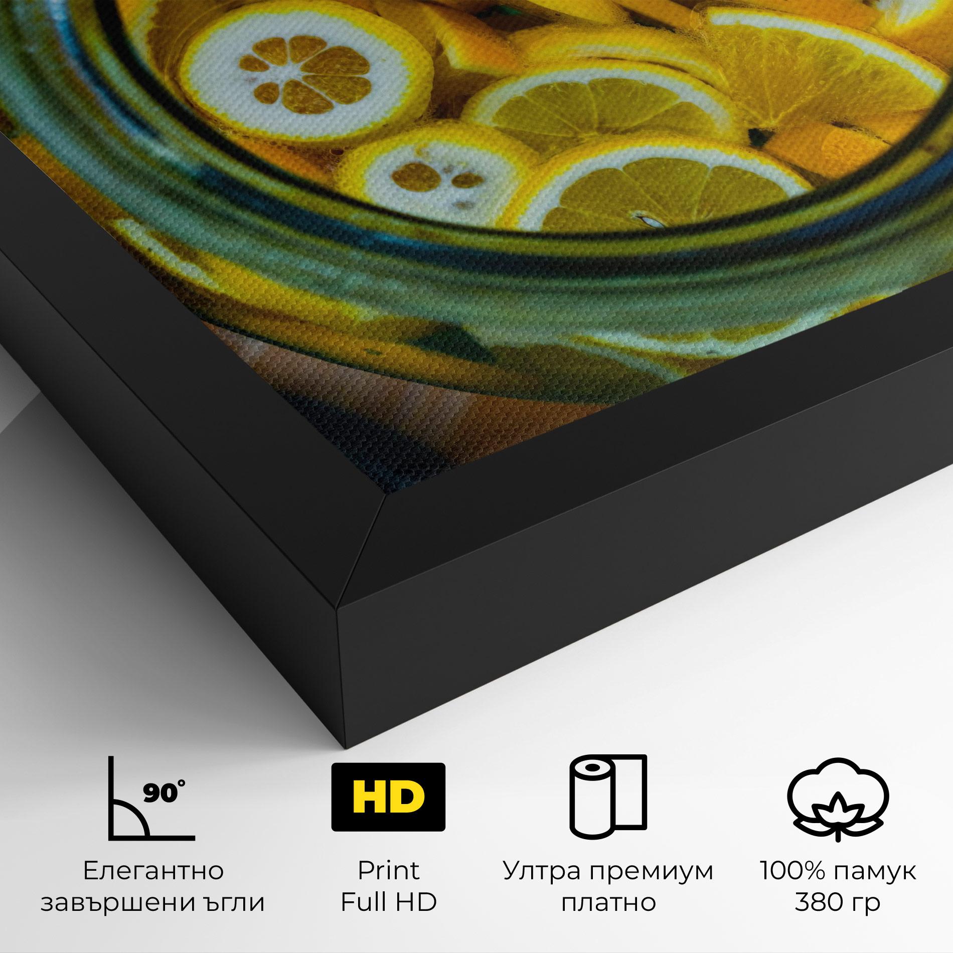 Картина на платно Big Limonade mockup 4