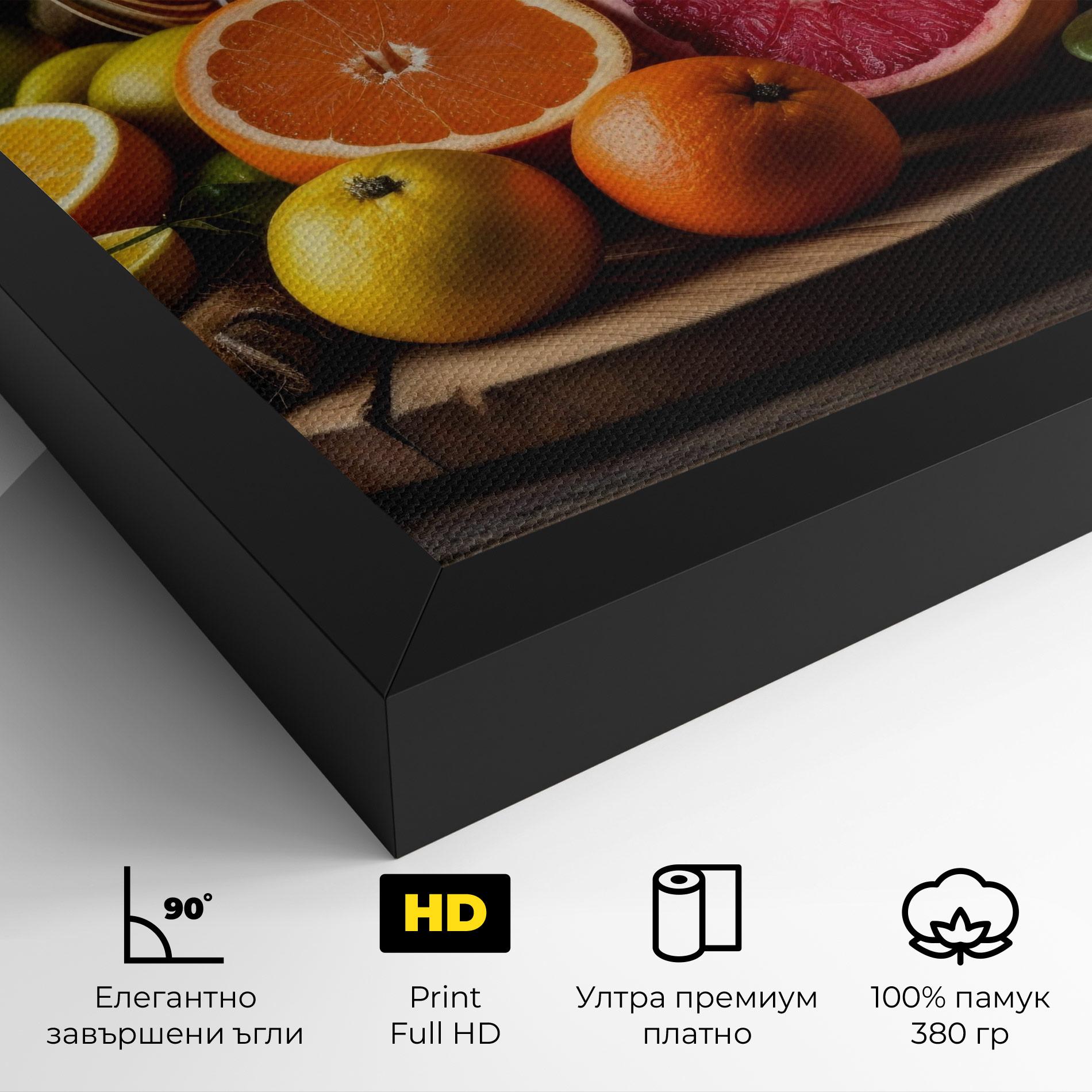 Картина на платно Glass Of Orange Juice mockup 4