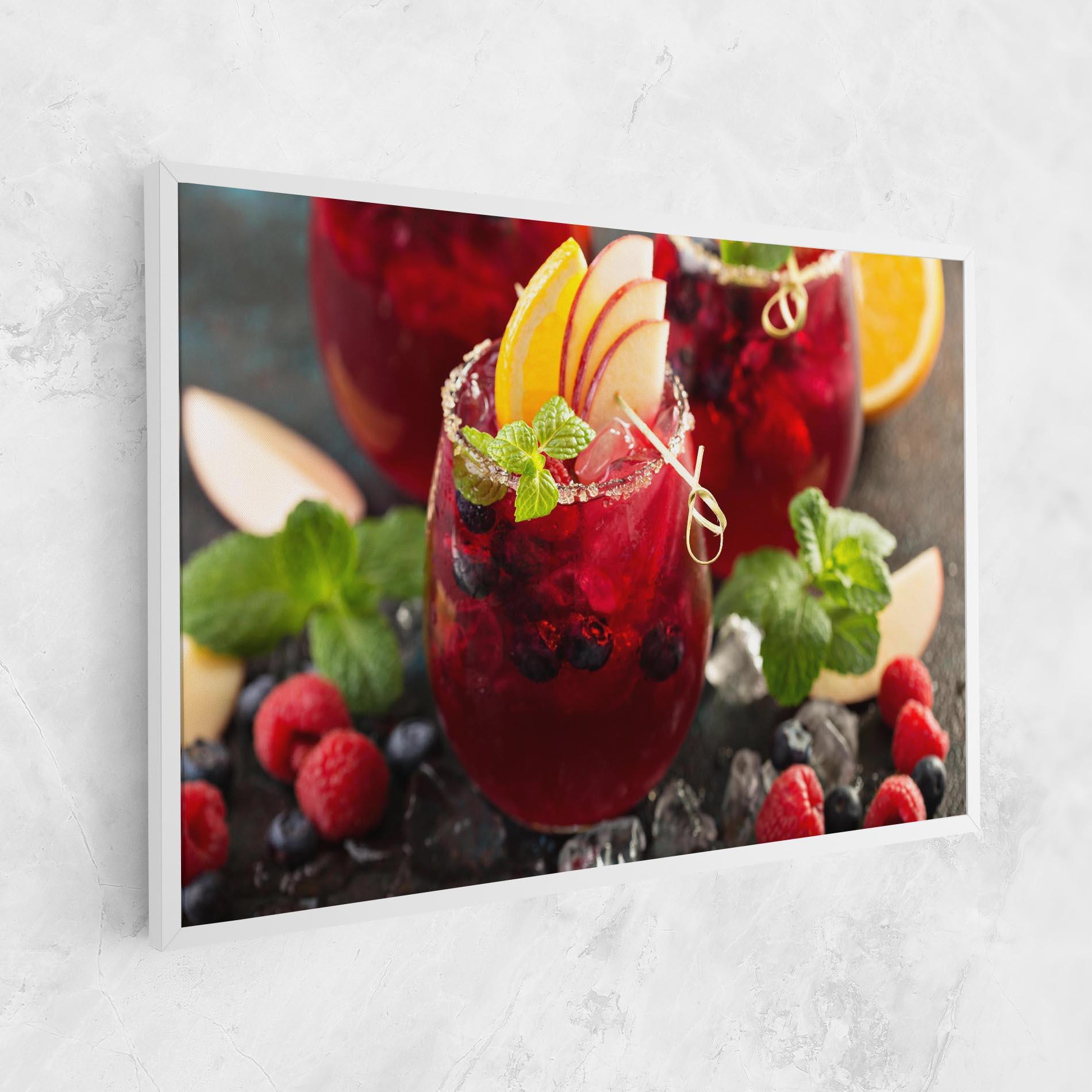 Картина на платно Berry Drink mockup 1