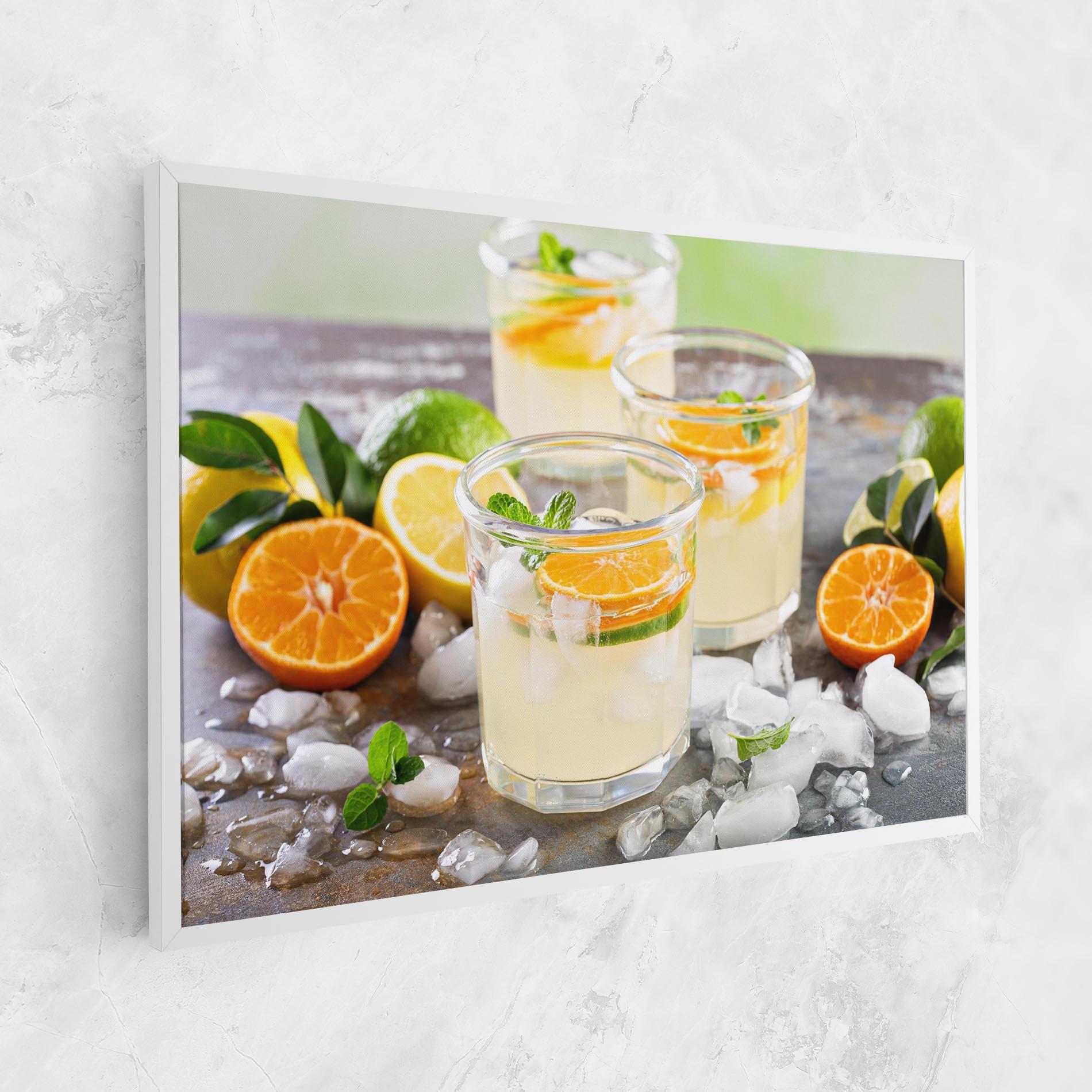 Картина на платно Citrus Fruit Lemonade mockup 1
