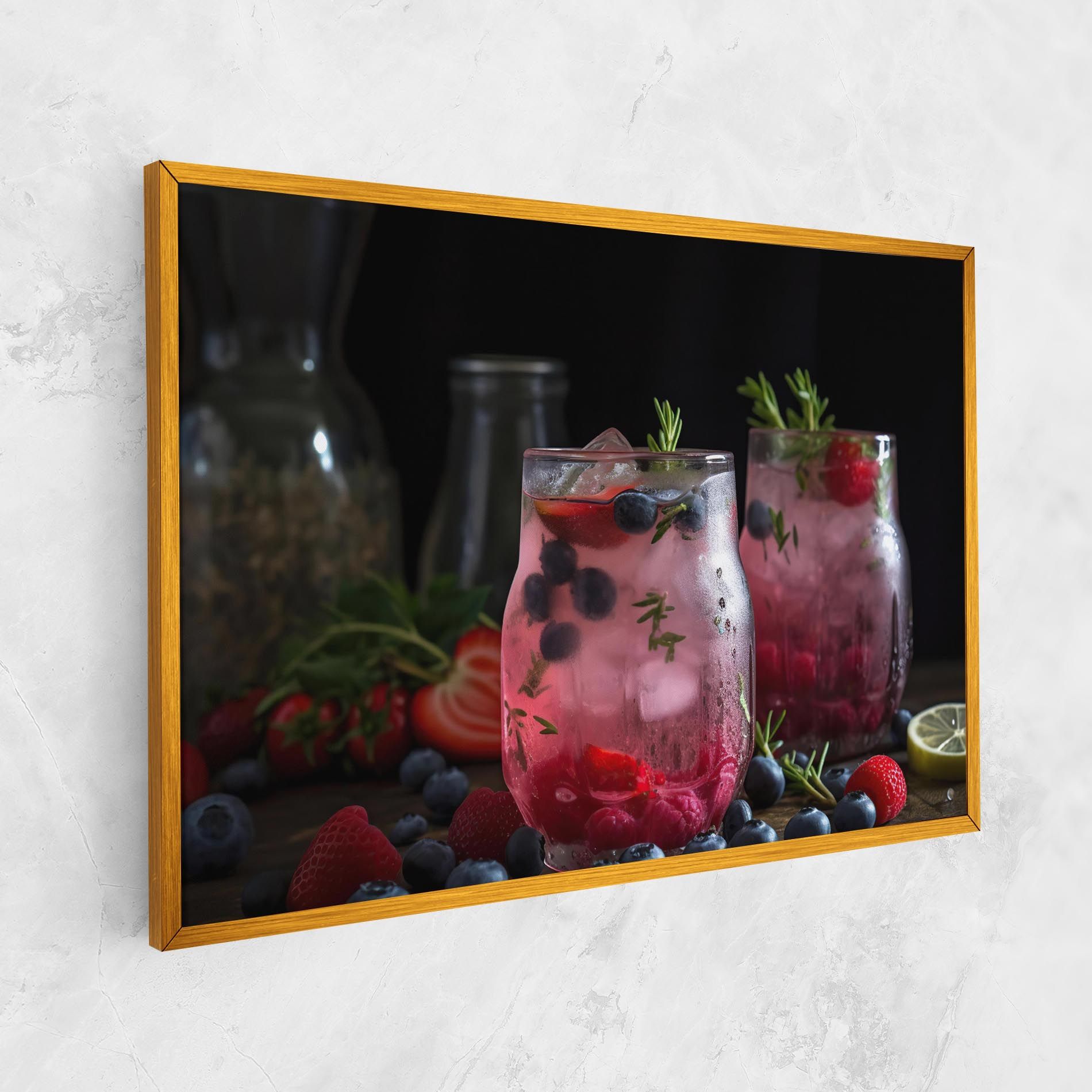 Berry Ice Drink mockup 1