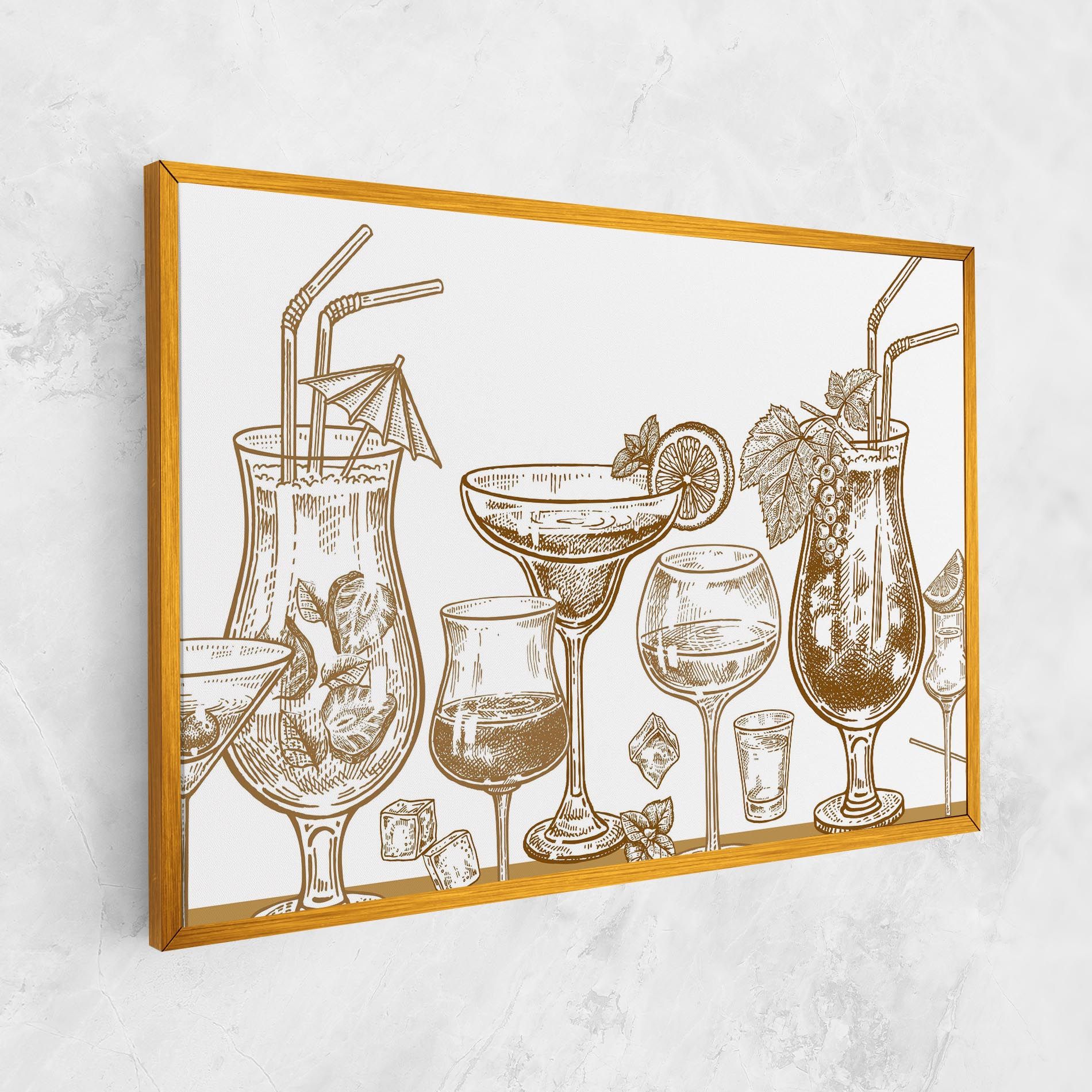 Brown Line Drinks mockup 1