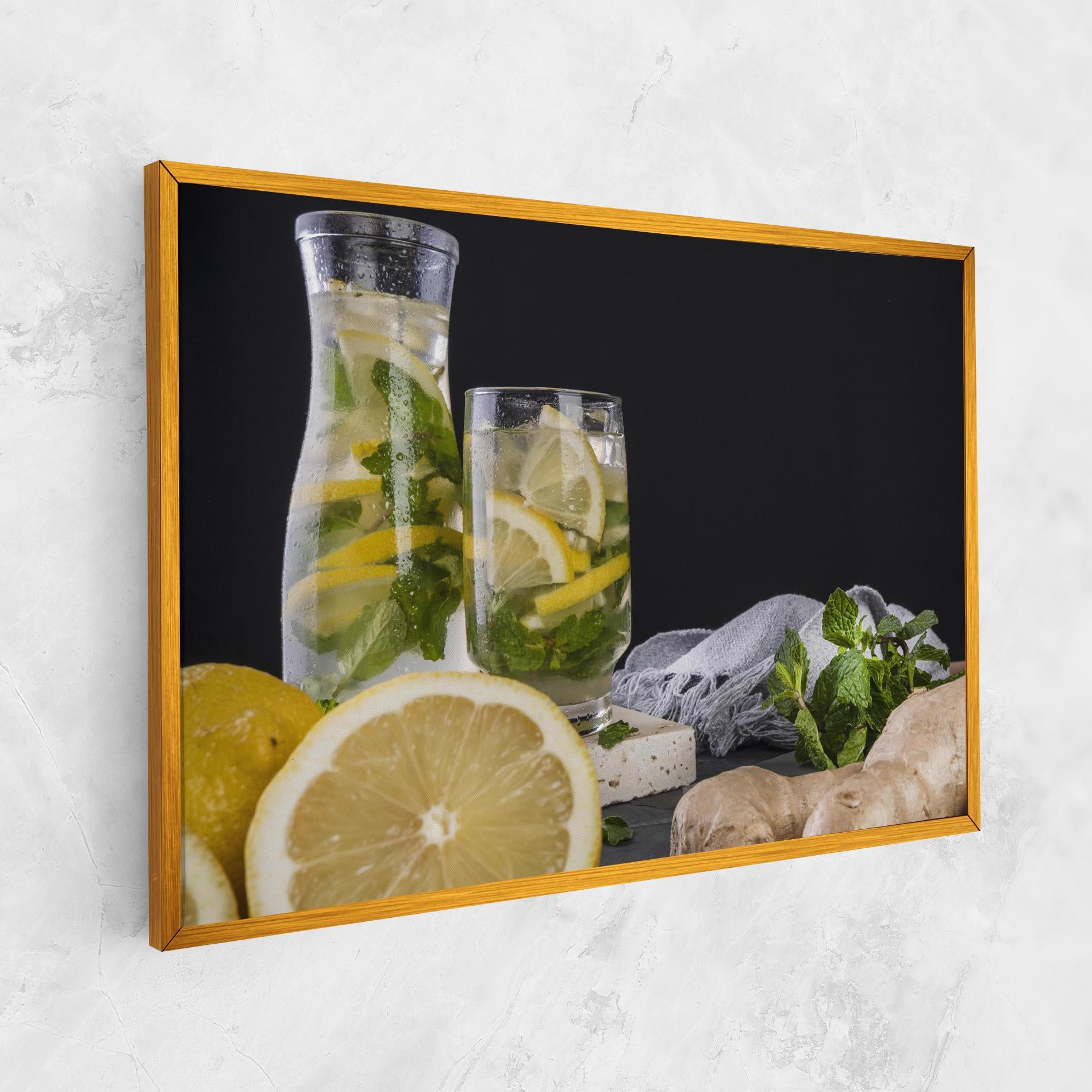 Картина на платно Ginger Lemonade mockup 1