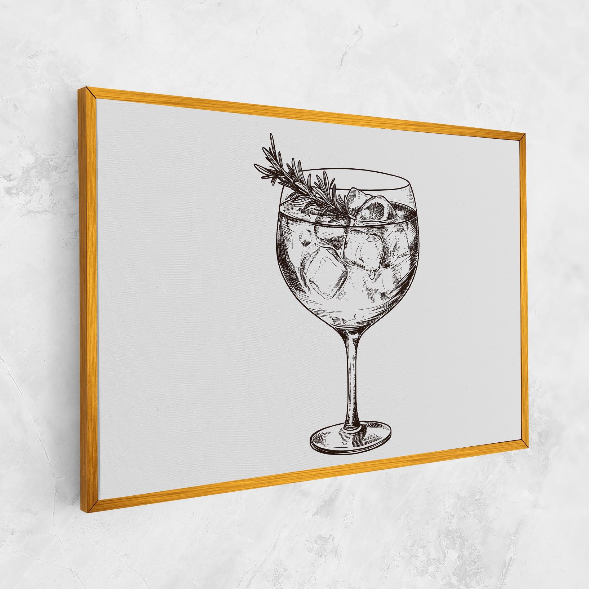 Картина на платно Gintonic mockup 1