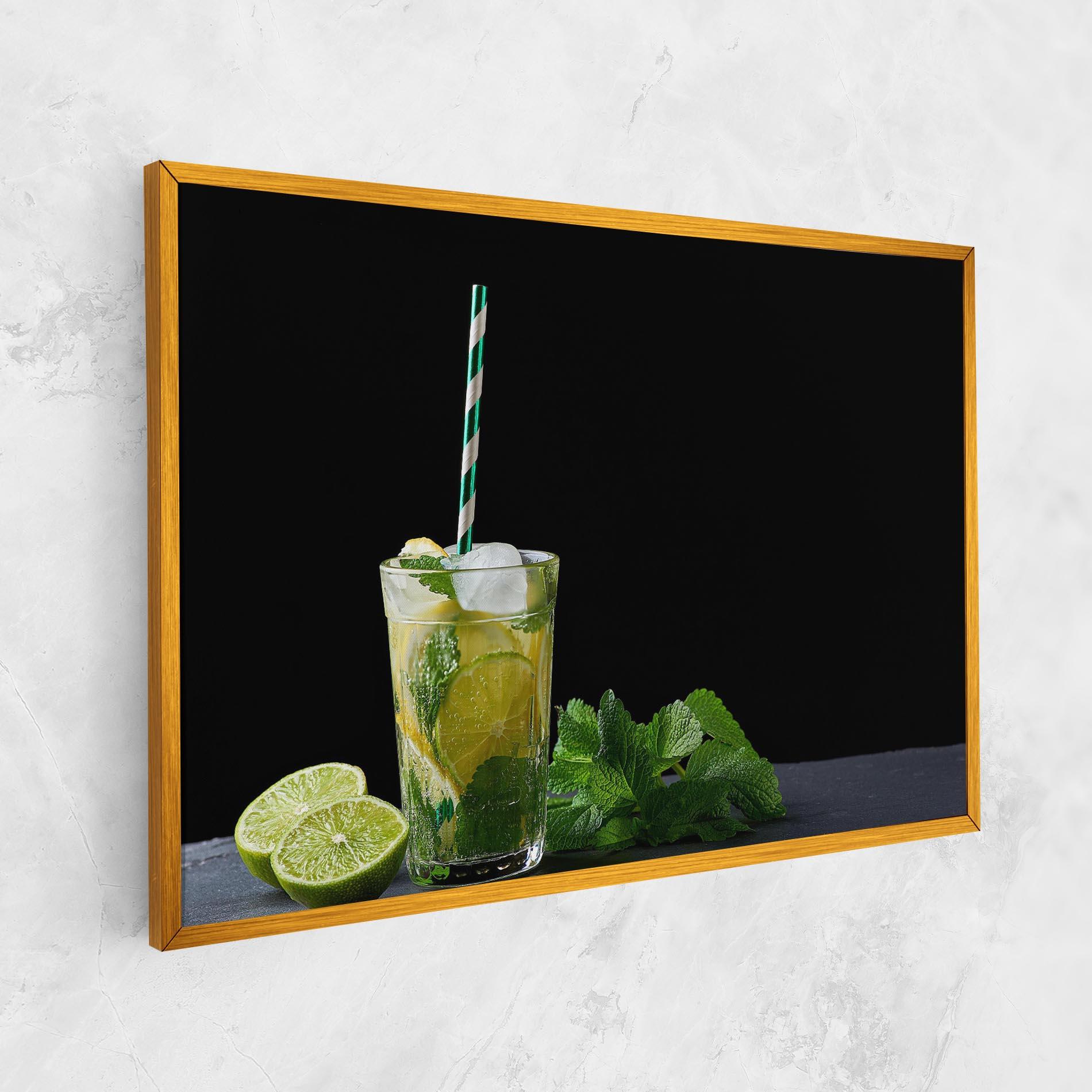 Картина на платно Refreshing Drink mockup 1
