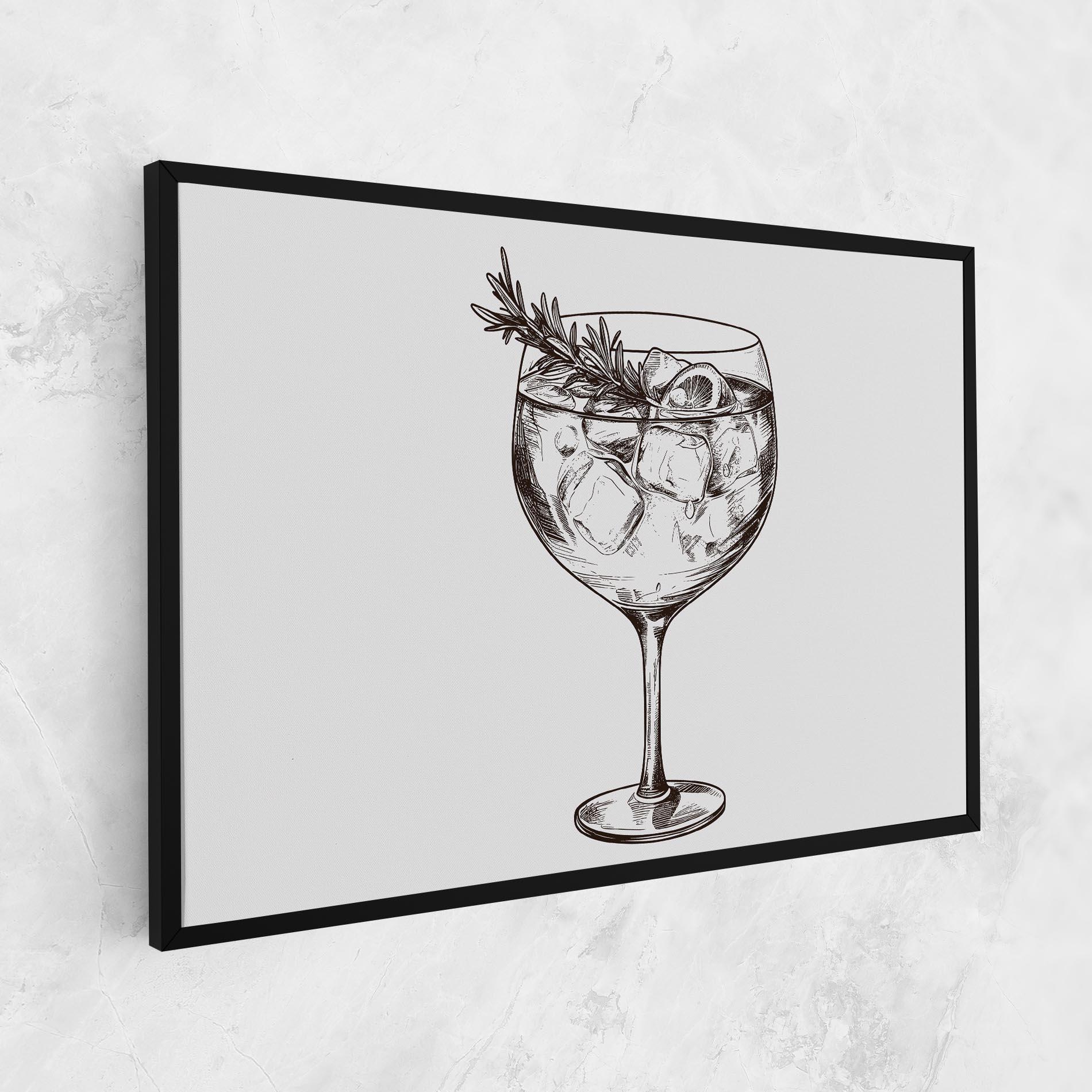 Картина на платно Gintonic mockup 1