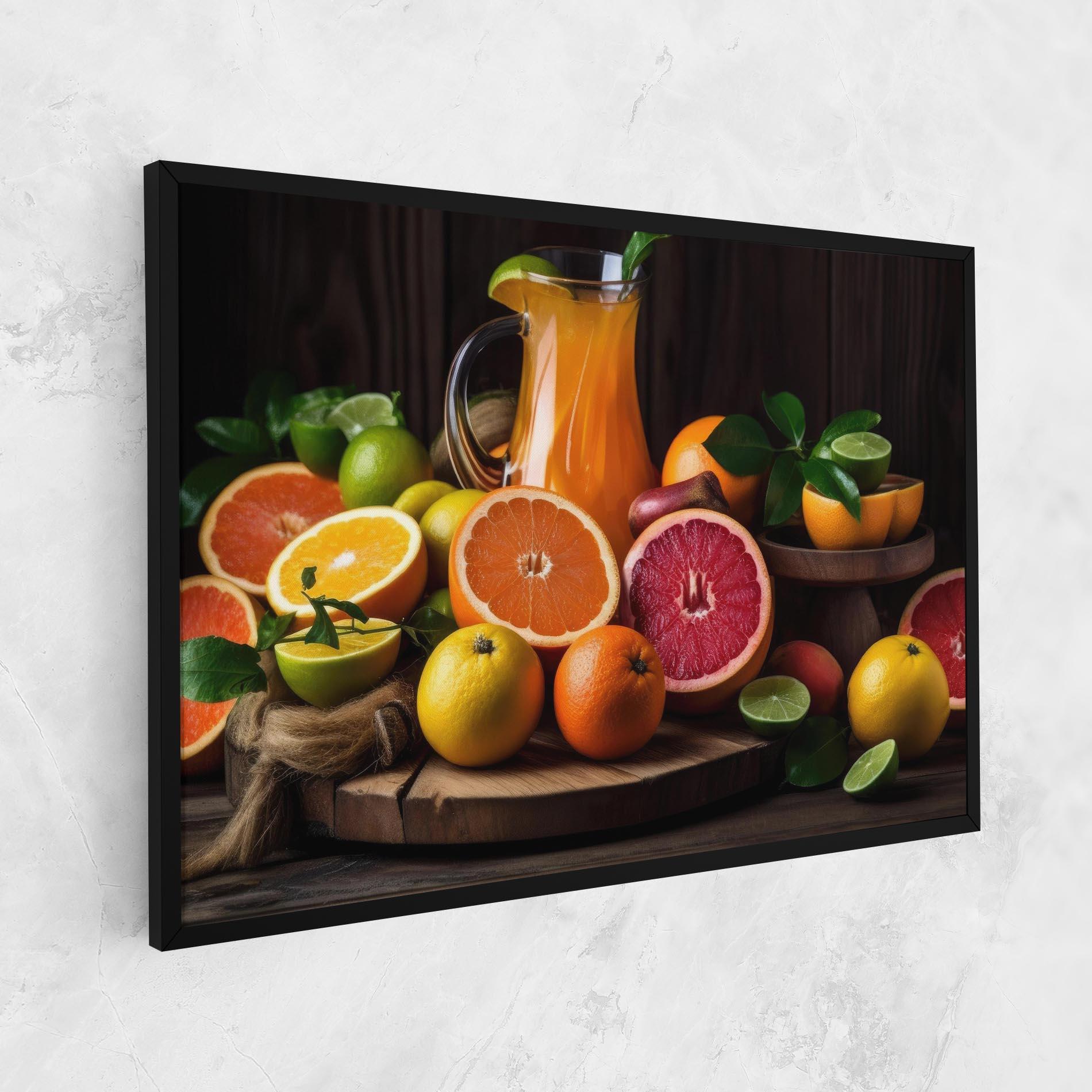 Картина на платно Glass Of Orange Juice mockup 1