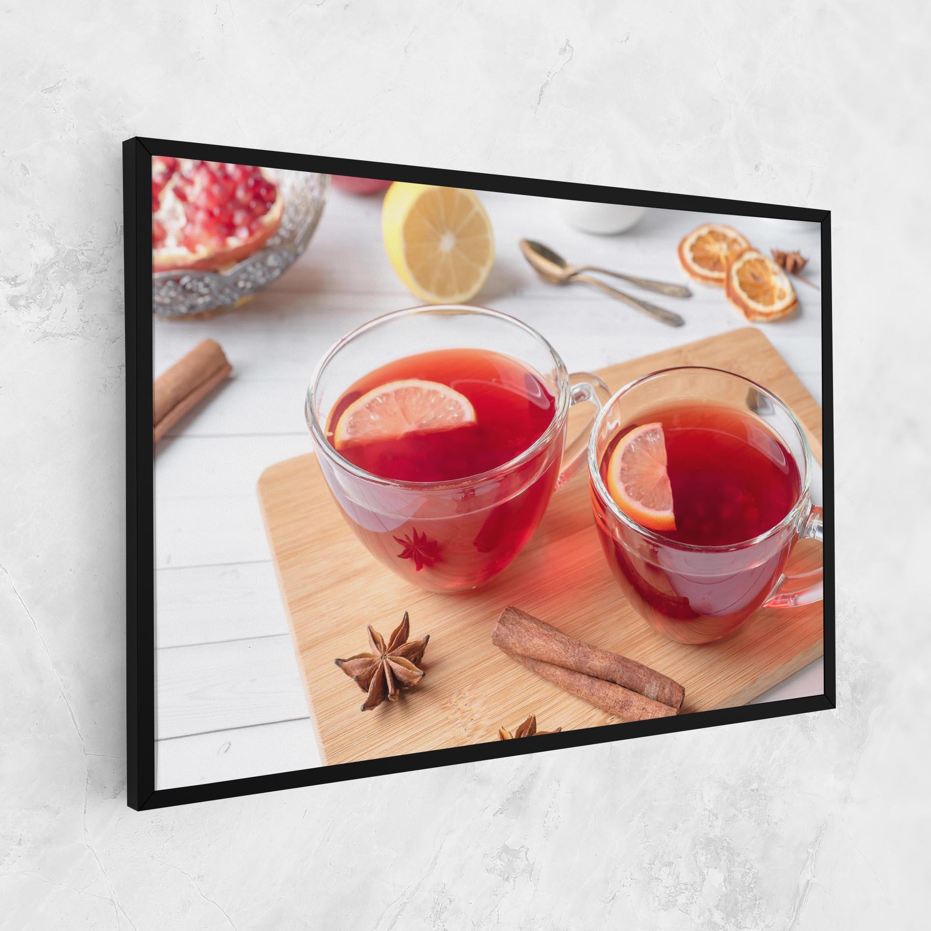 Картина на платно Pomegranate Lemon mockup 1