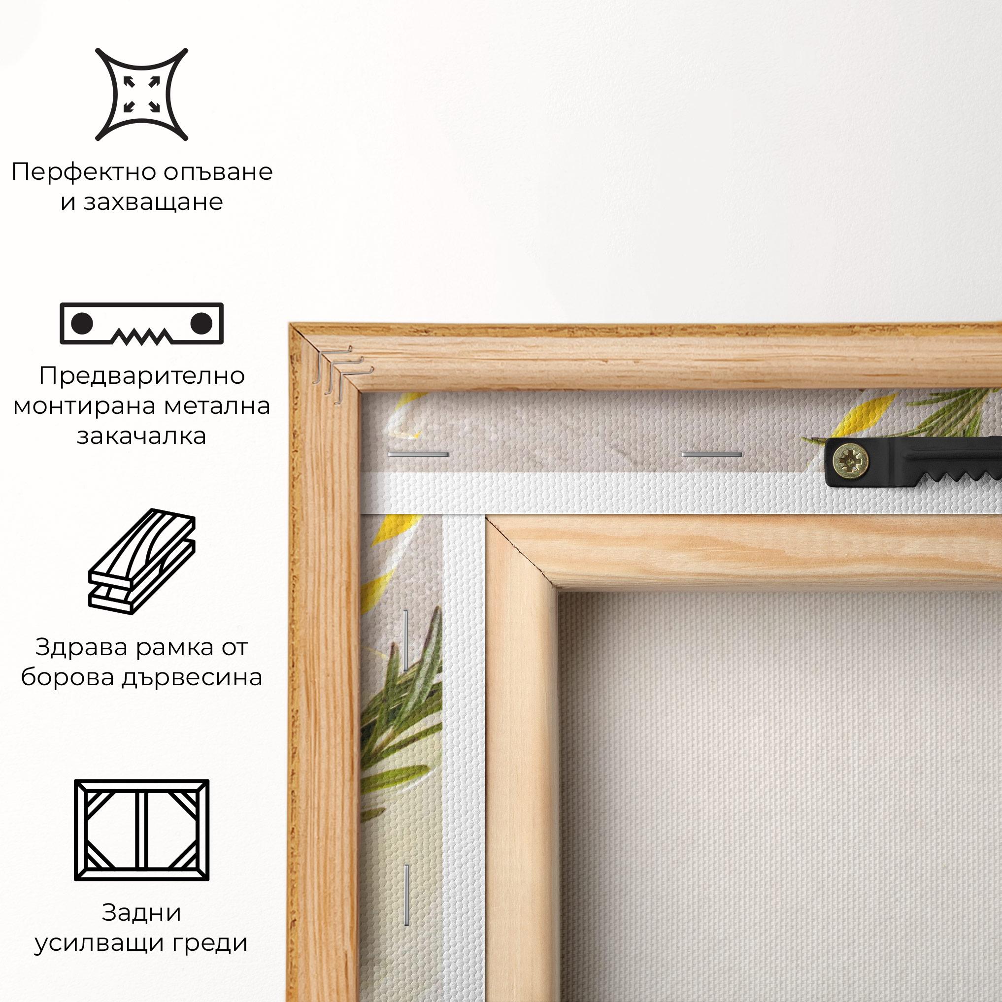 Картина на платно Homemade Rosemary Drink mockup 5