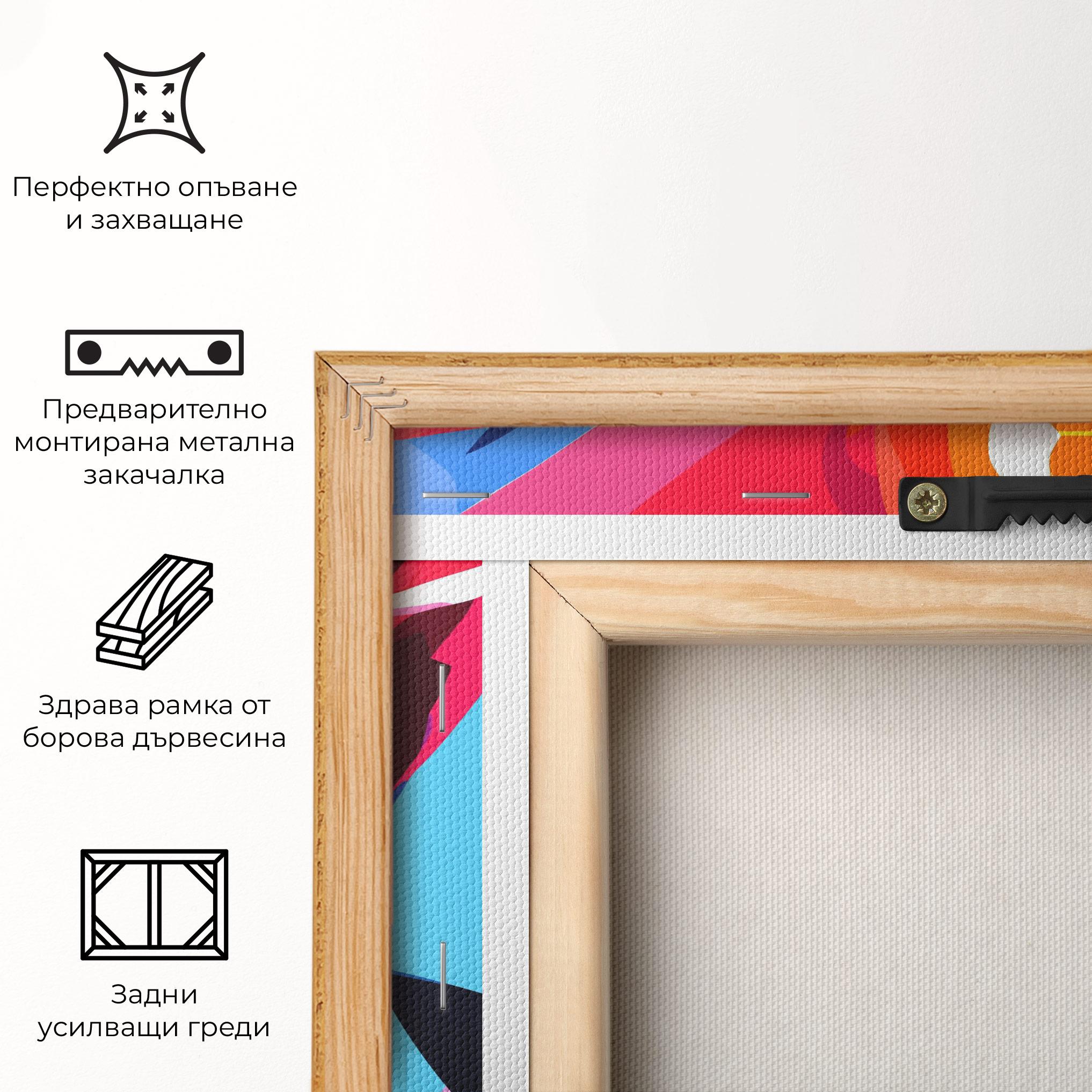 Картина на платно Red Cocktail Art mockup 5