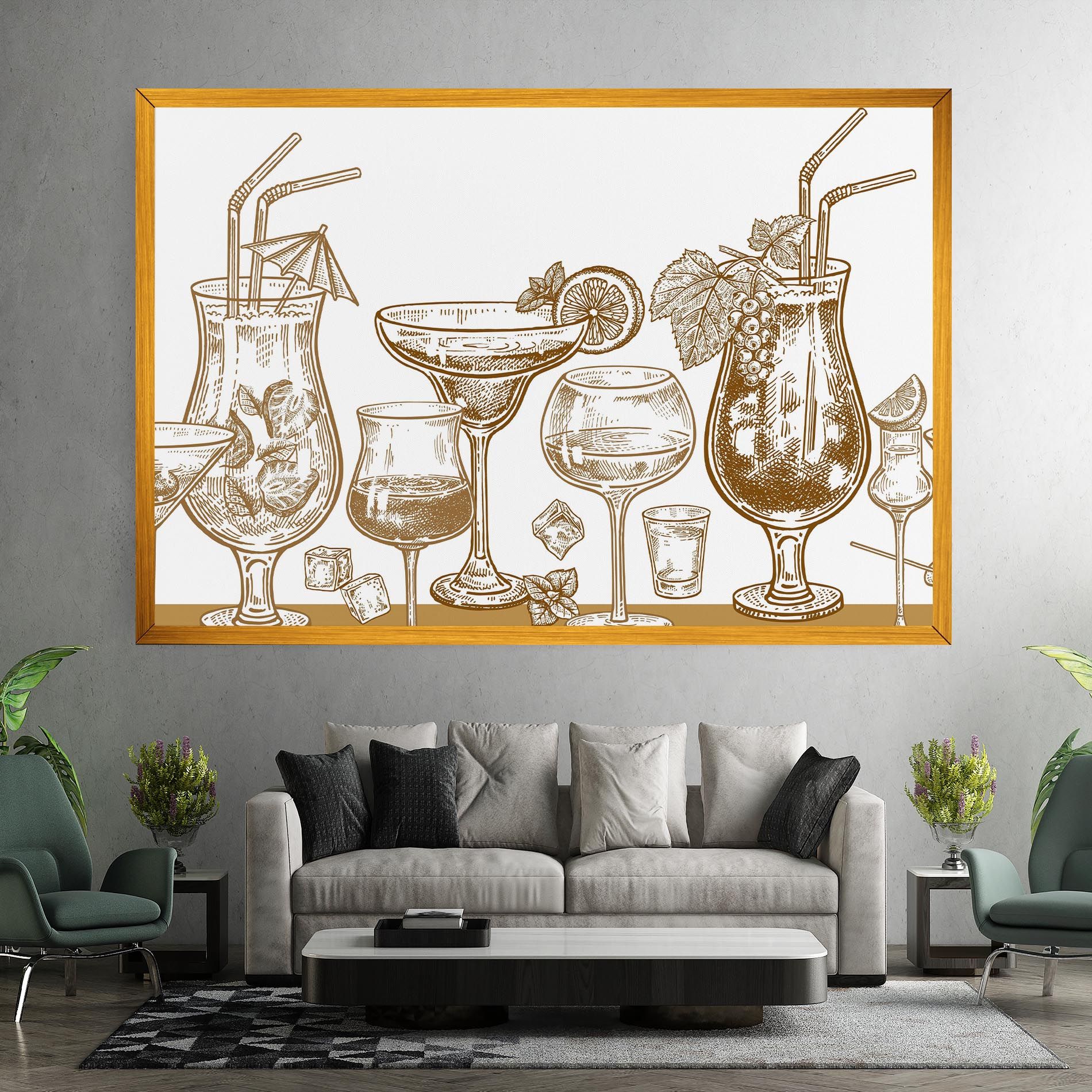 Brown Line Drinks mockup 7