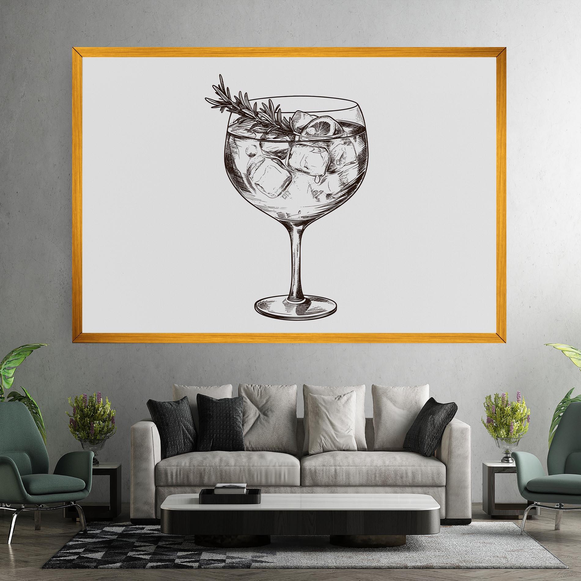 Картина на платно Gintonic mockup 7