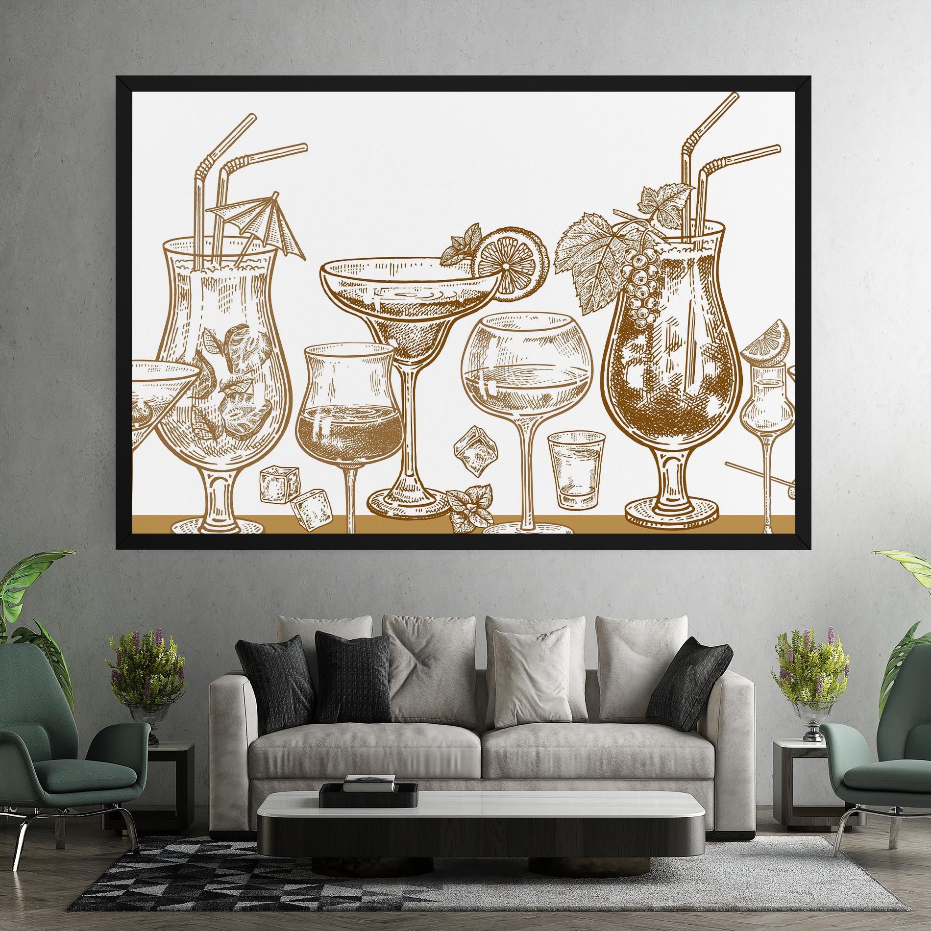 Brown Line Drinks mockup 7