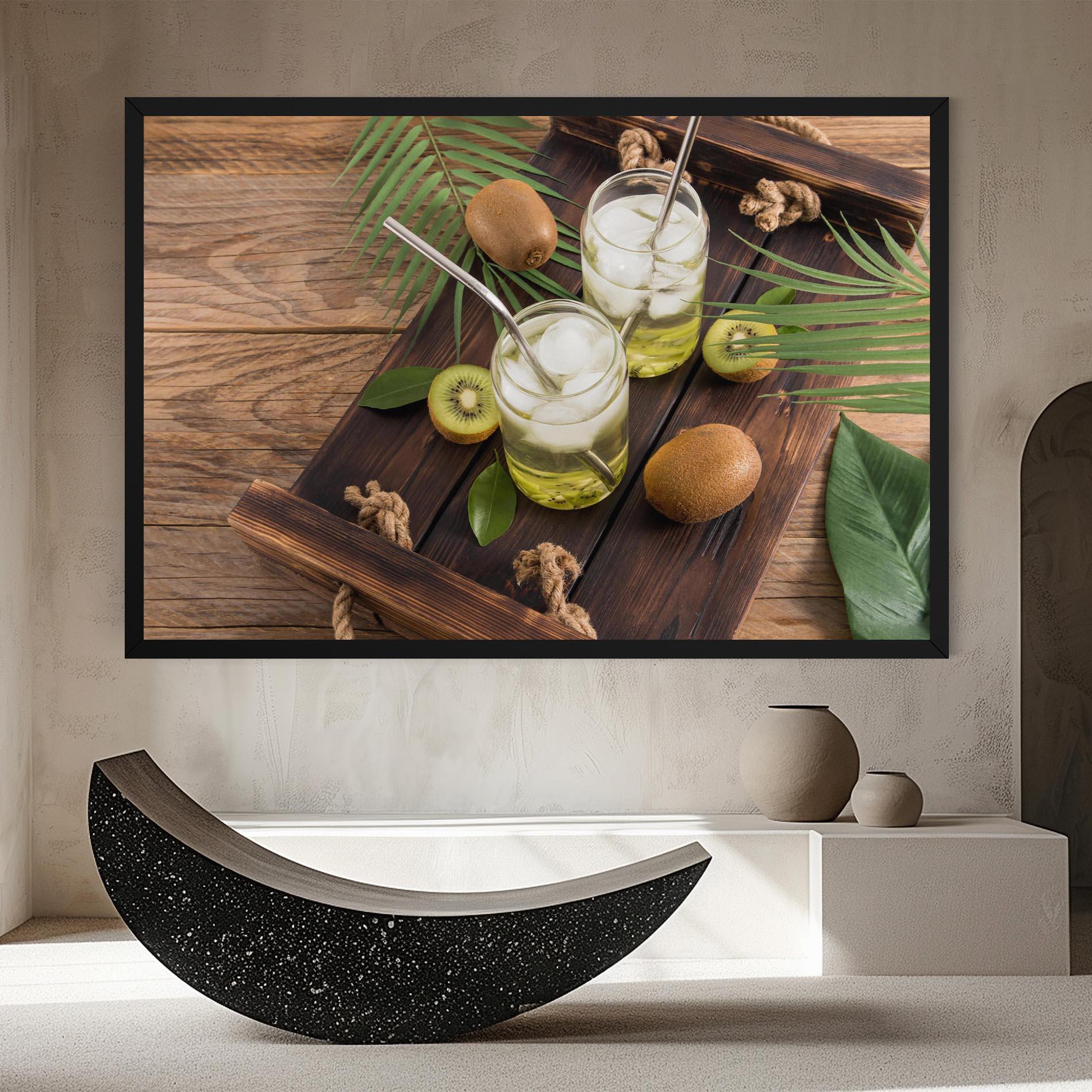 Картина на платно Kiwi Drinks mockup 8