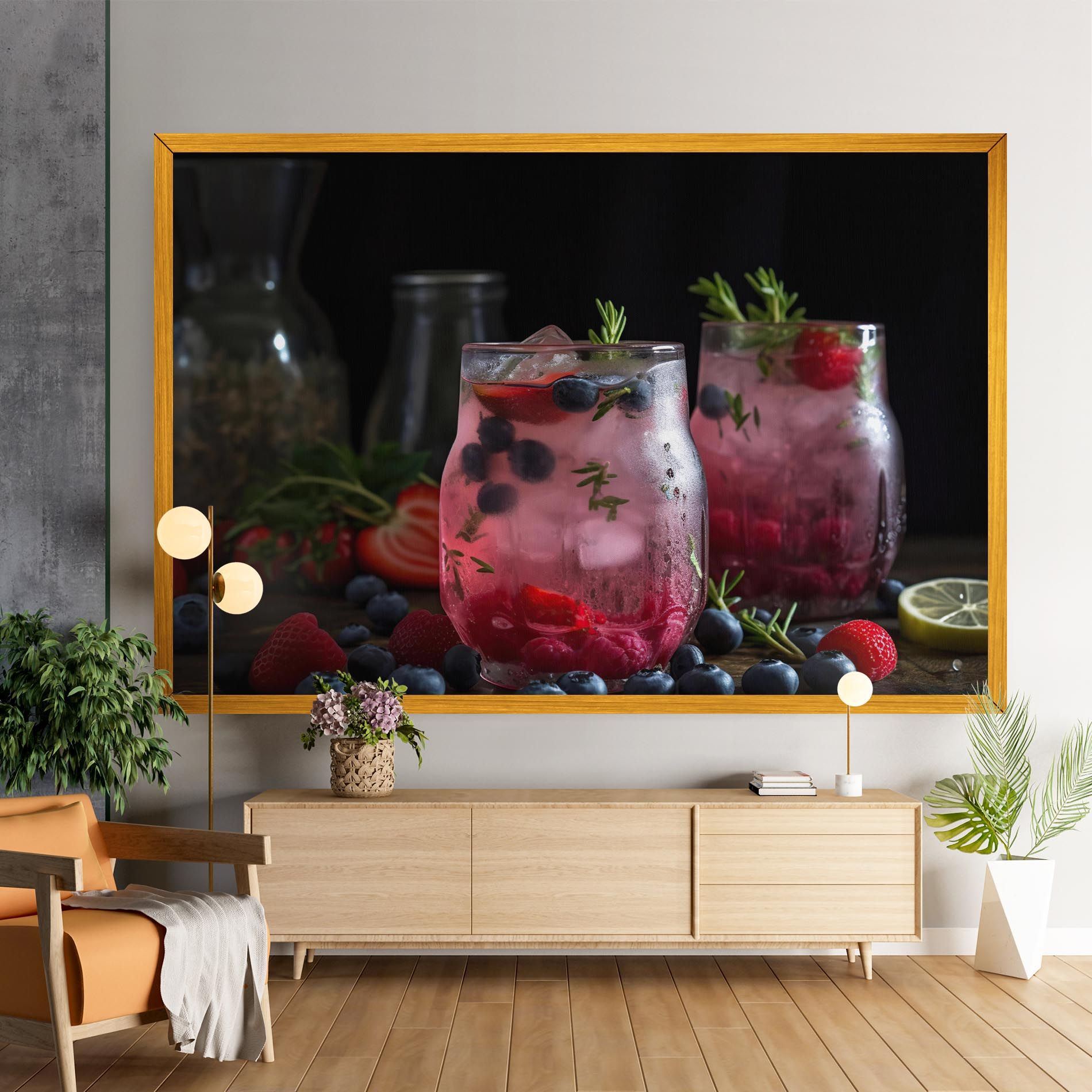 Berry Ice Drink mockup 9