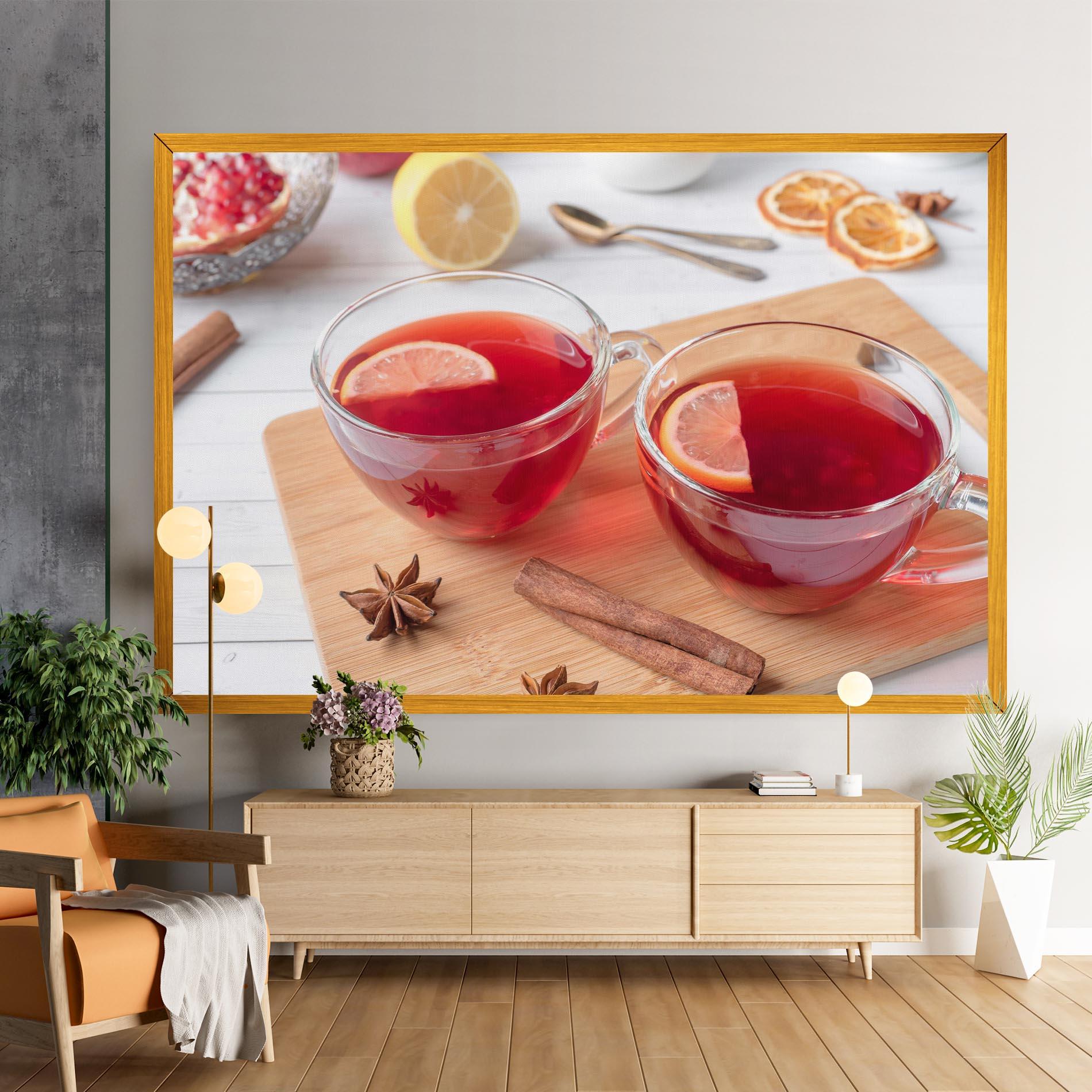 Картина на платно Pomegranate Lemon mockup 9
