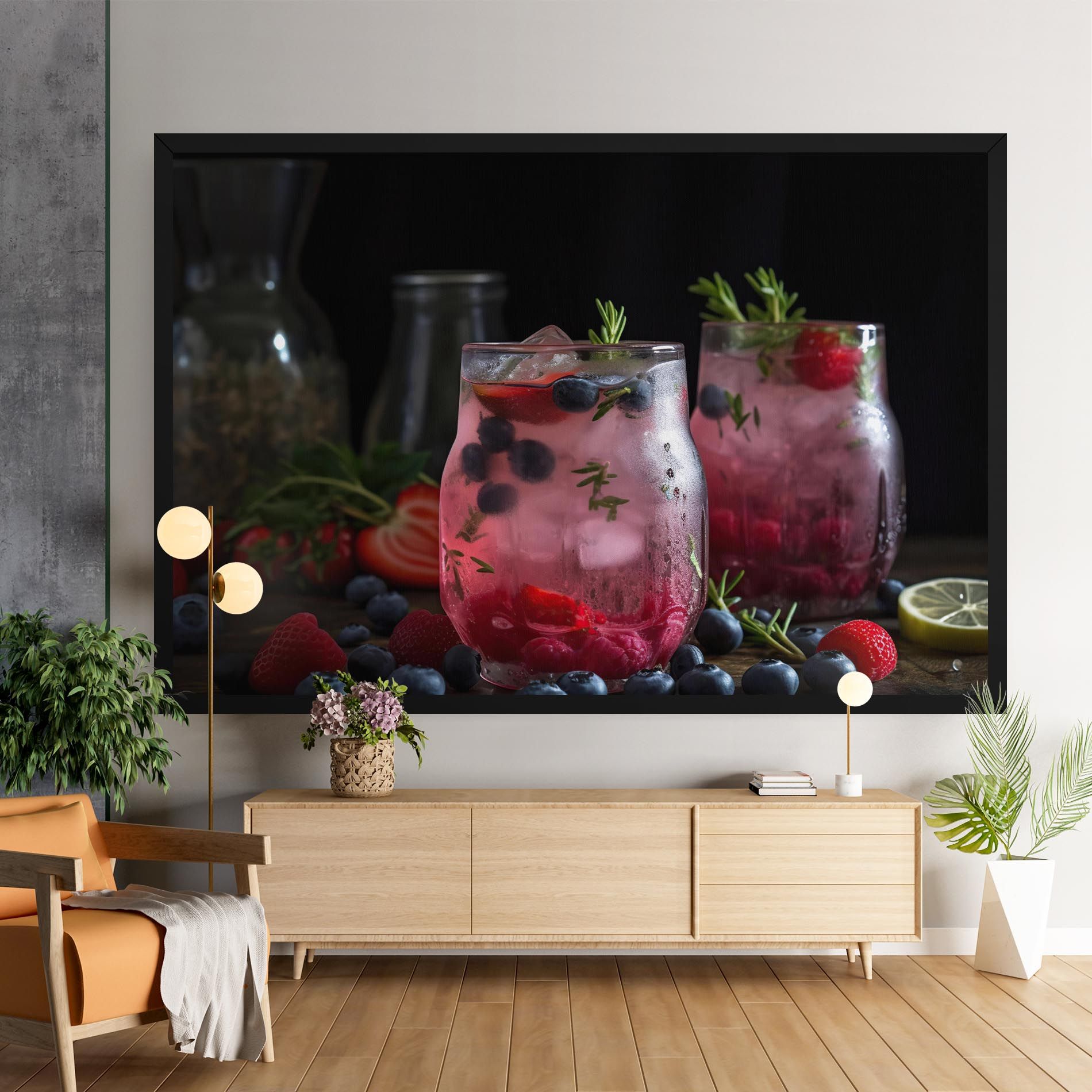 Berry Ice Drink mockup 9