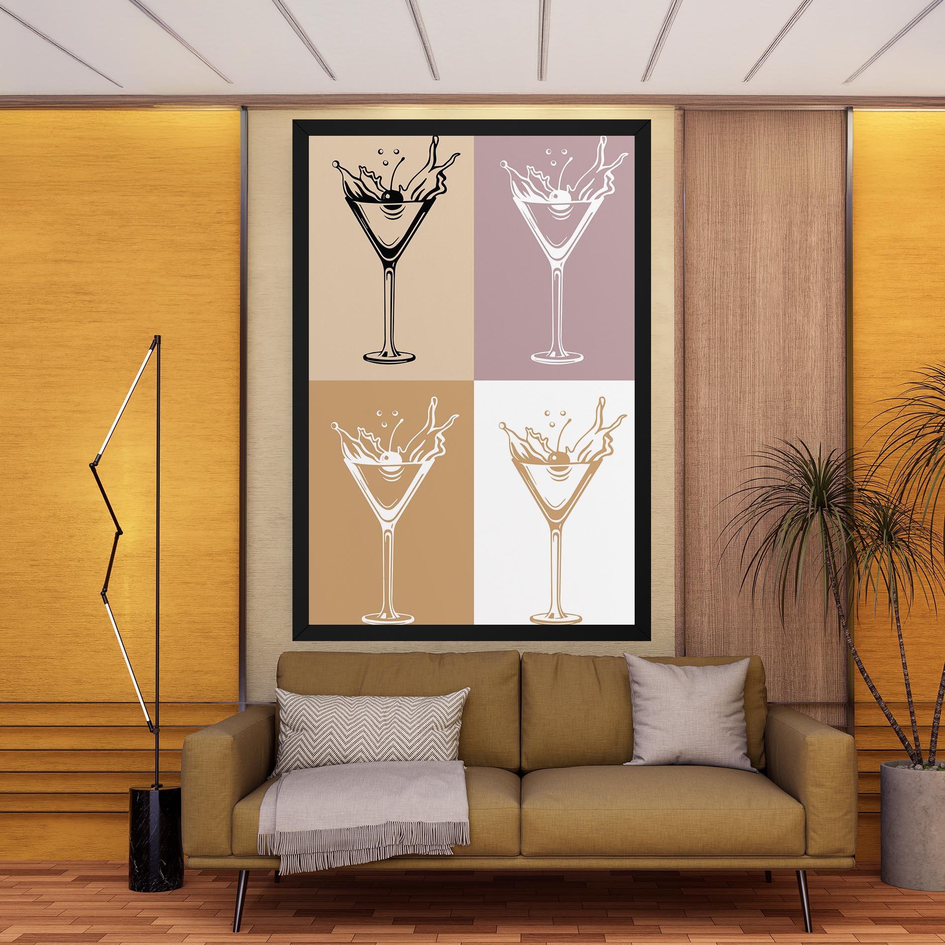 Картина на платно Drinks Mix mockup 9