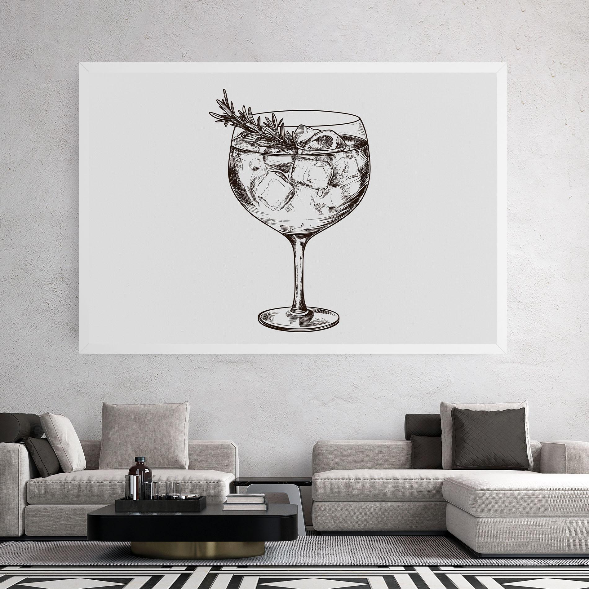 Картина на платно Gintonic mockup 2