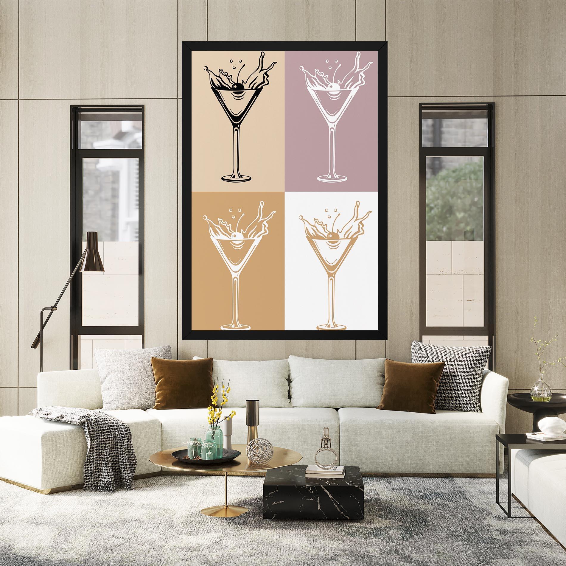 Картина на платно Drinks Mix mockup 2