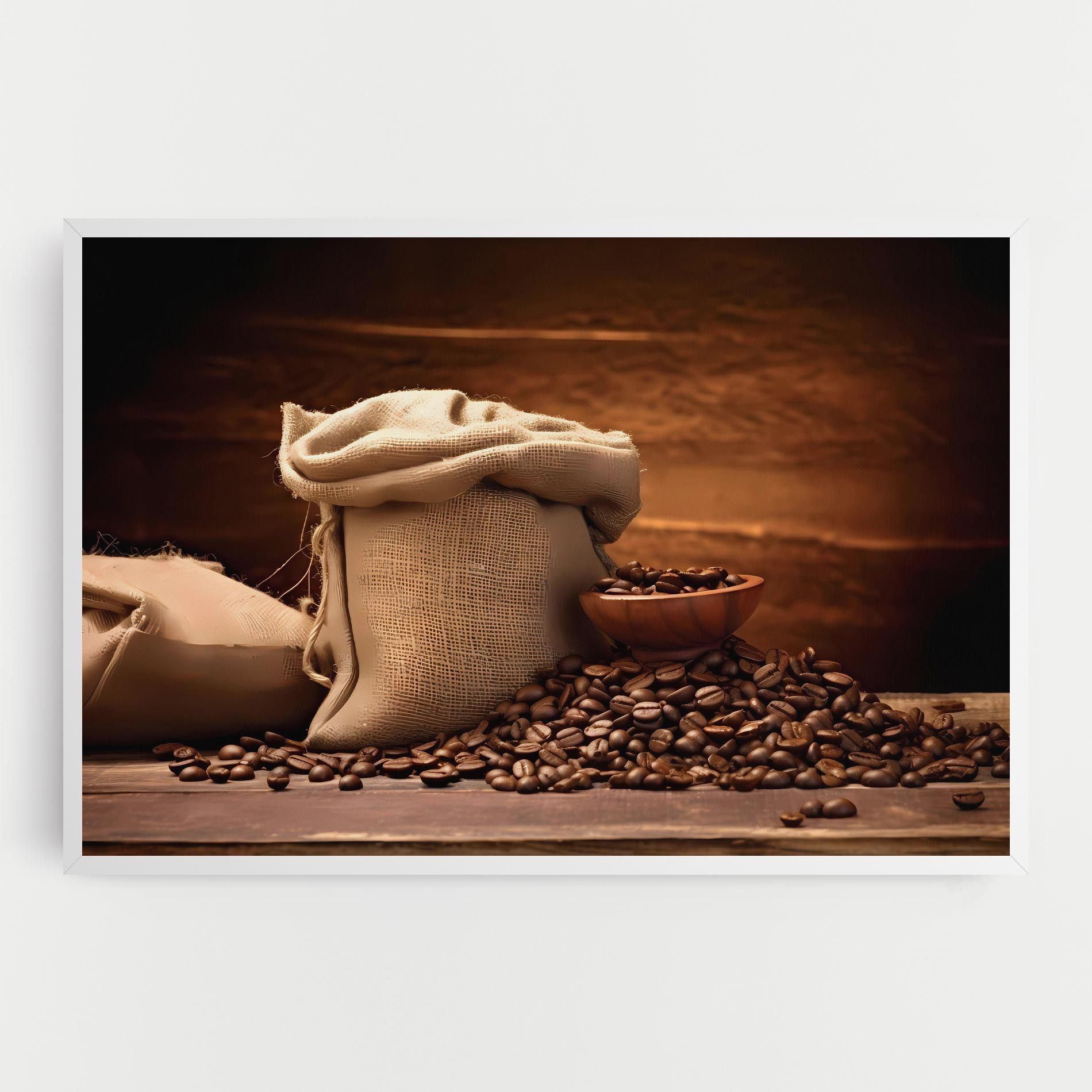 Big Bag Of Coffee Beans mockup 0