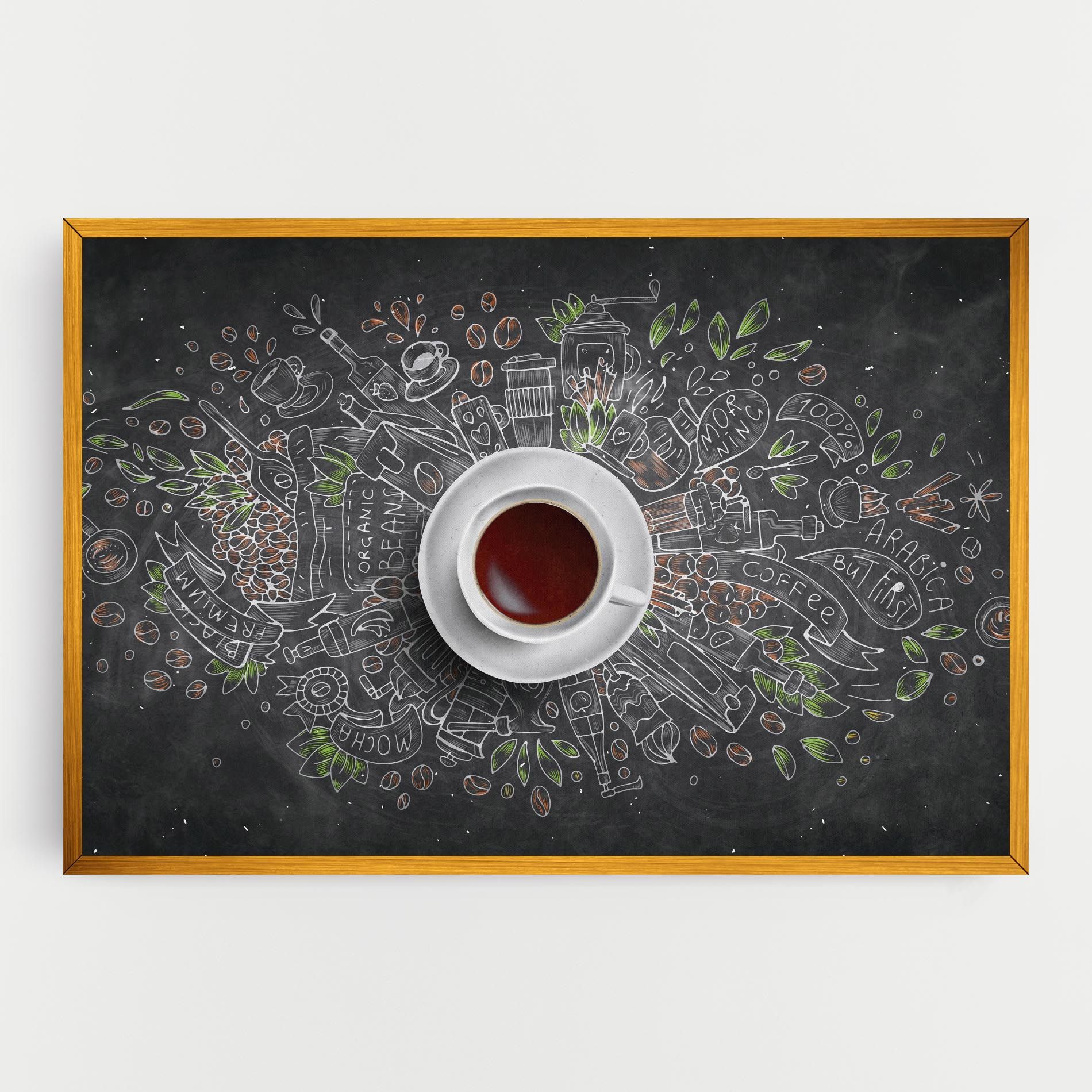 Black Board Coffee mockup 0