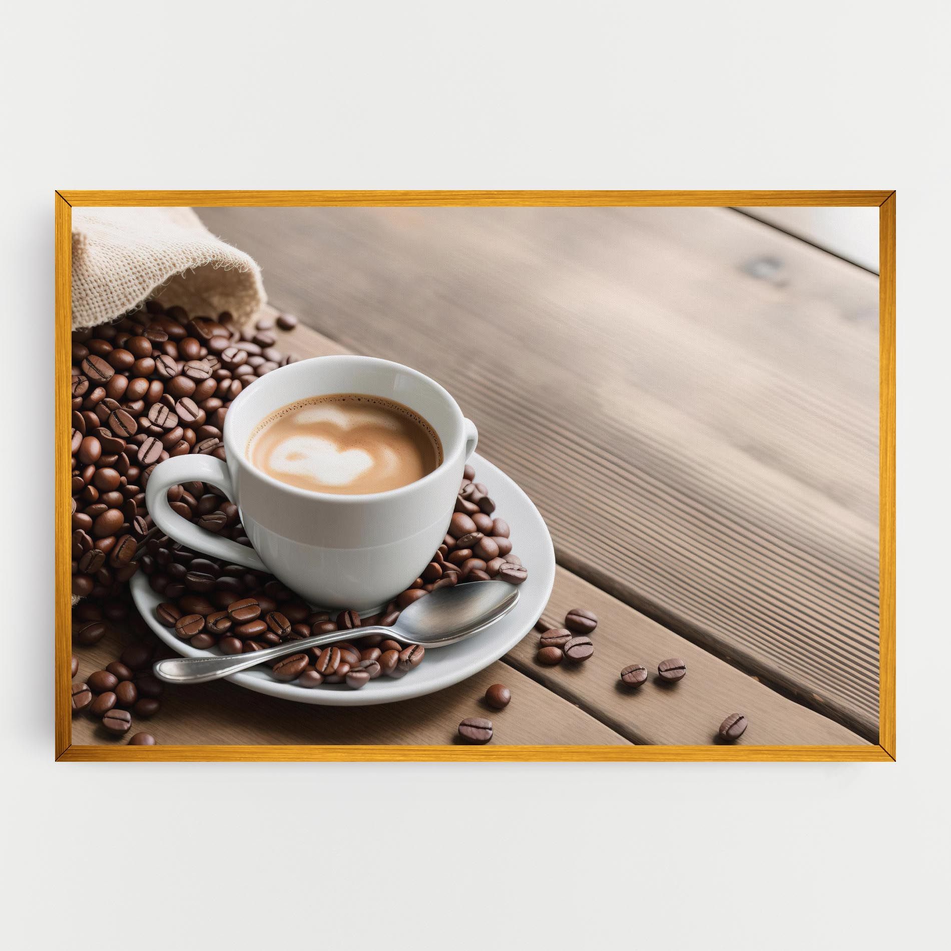 Coffee On Table mockup 0