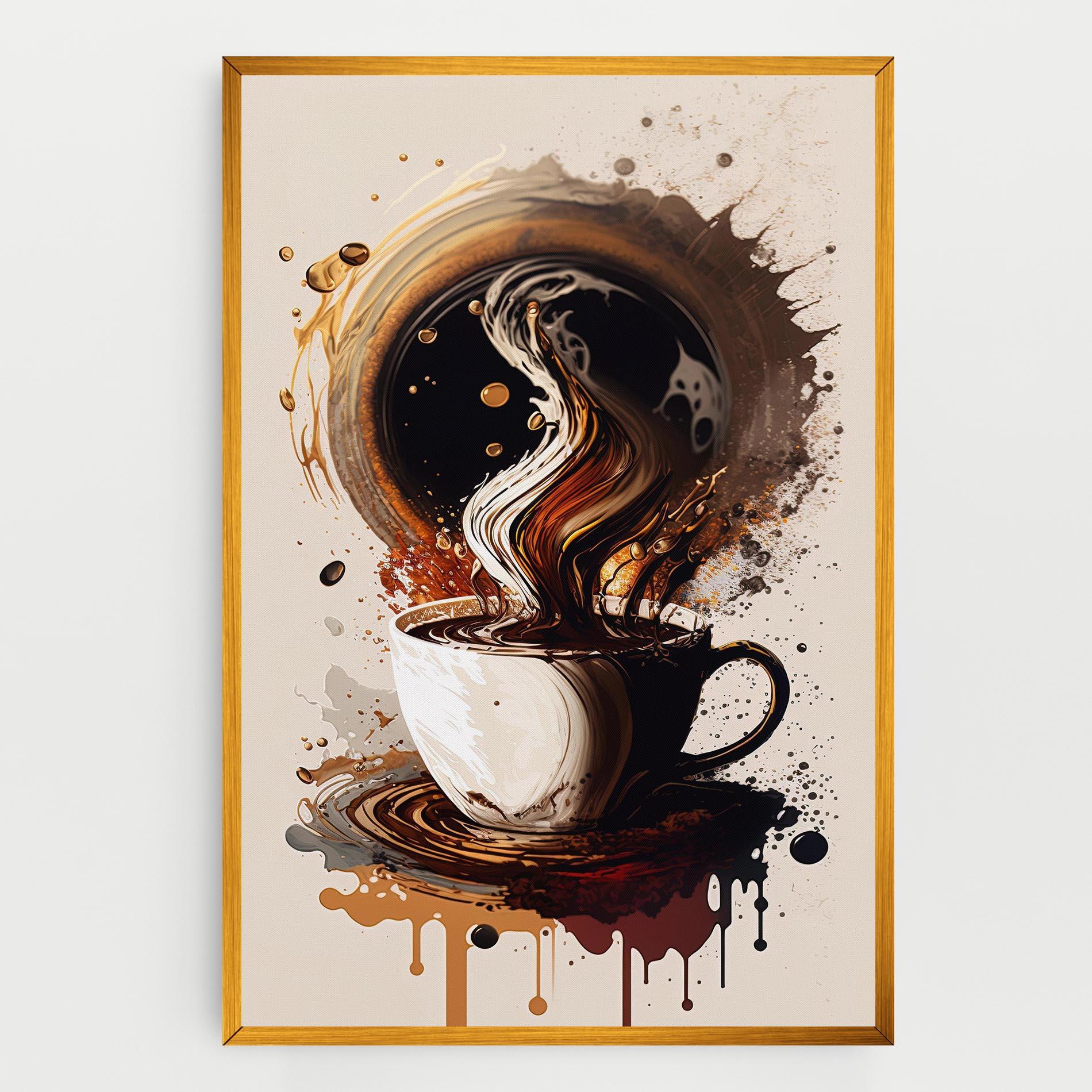 Картина на платно Coffee Art mockup 0