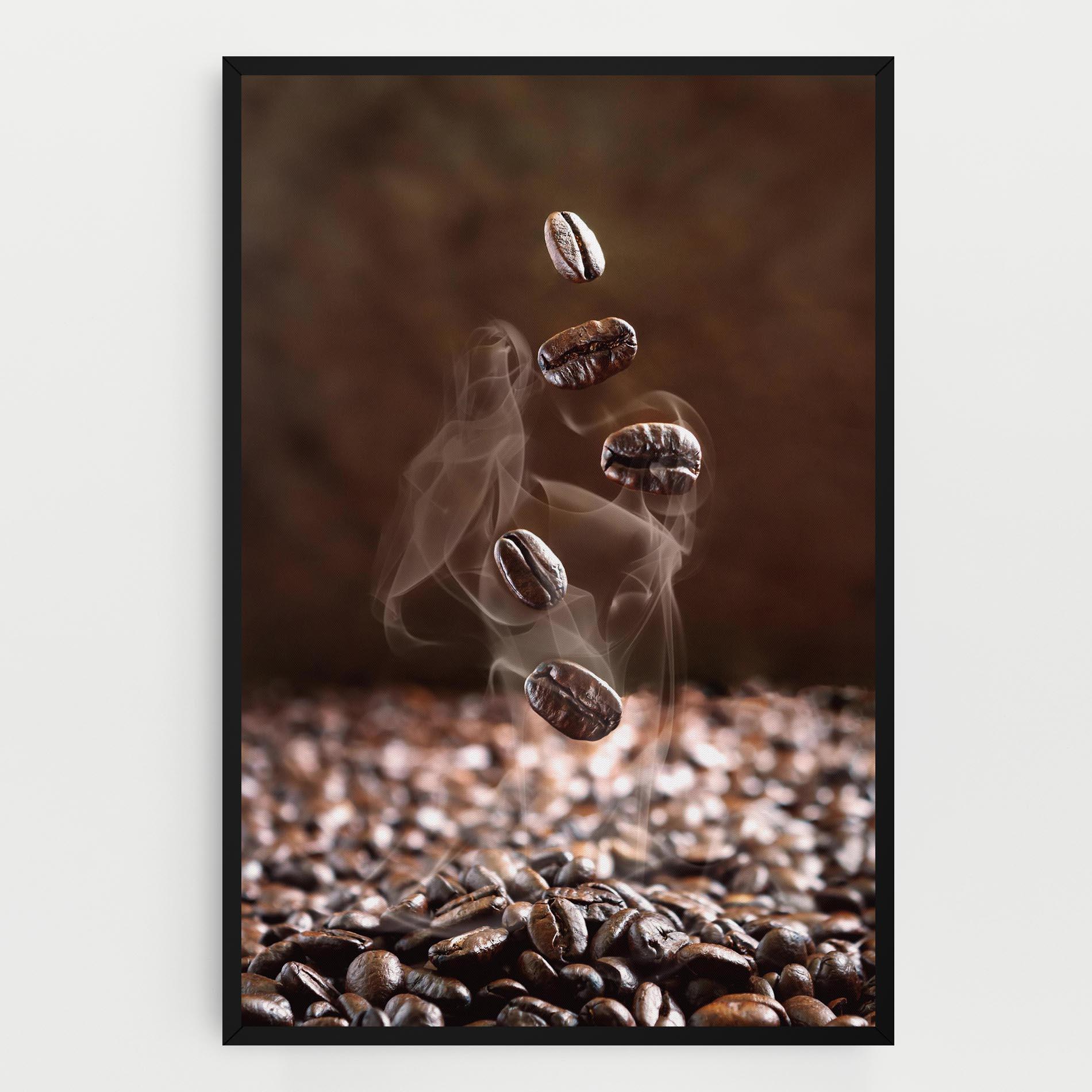 Картина на платно Close Up Falling Beans mockup 0