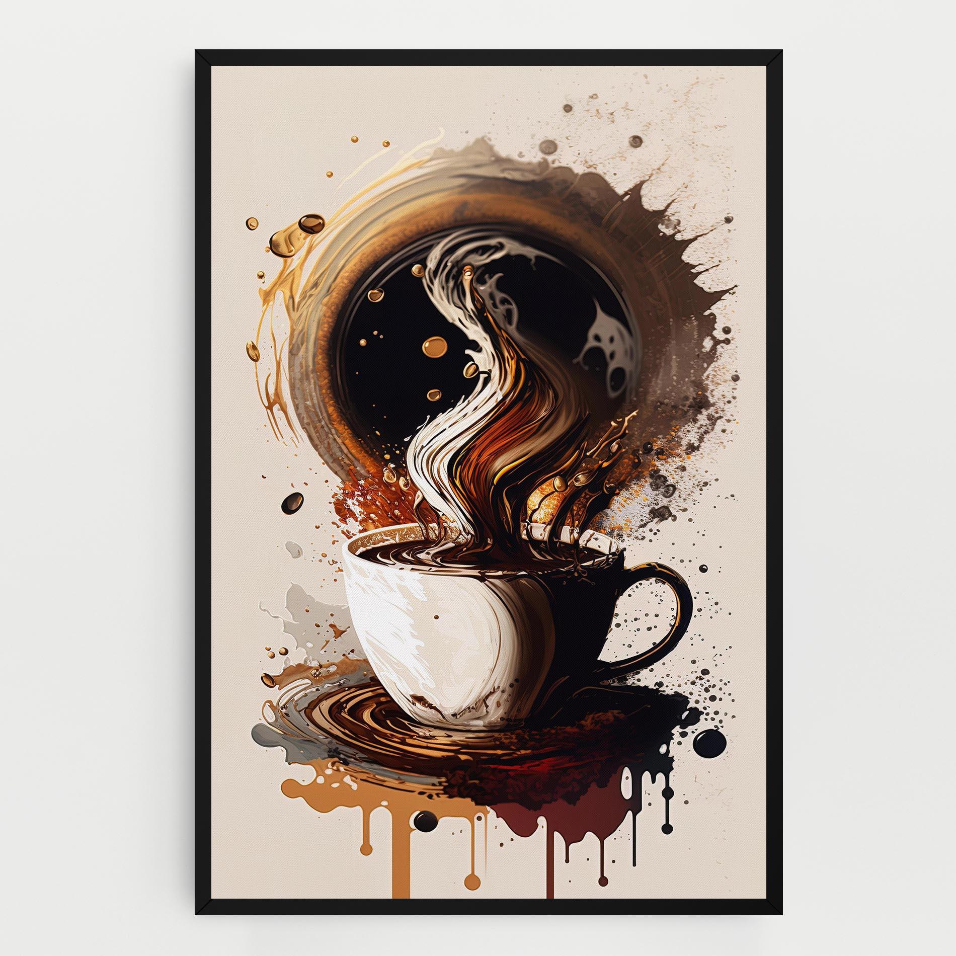 Картина на платно Coffee Art mockup 0