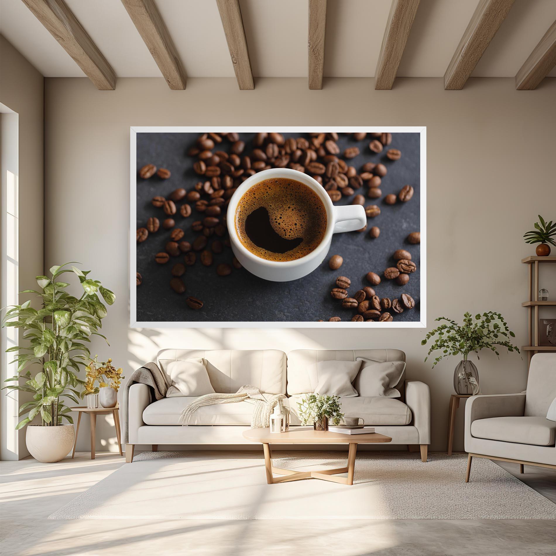 Картина на платно Espresso Close Up mockup 6