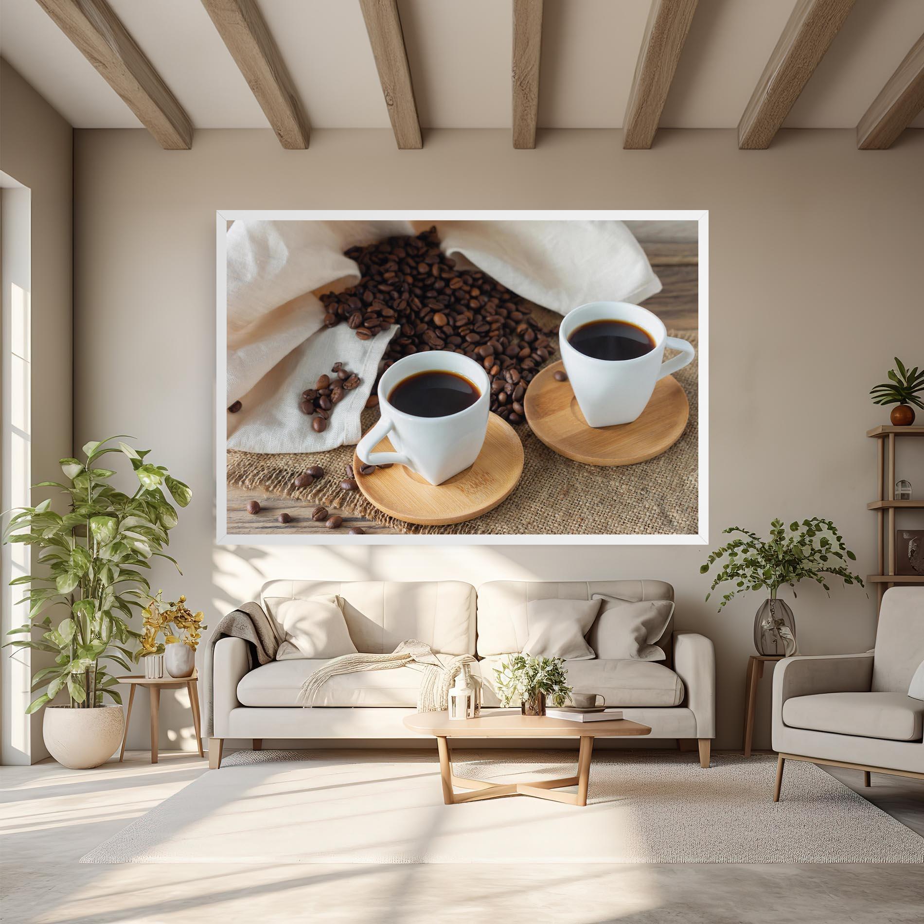 Картина на платно Fresh Espresso mockup 6