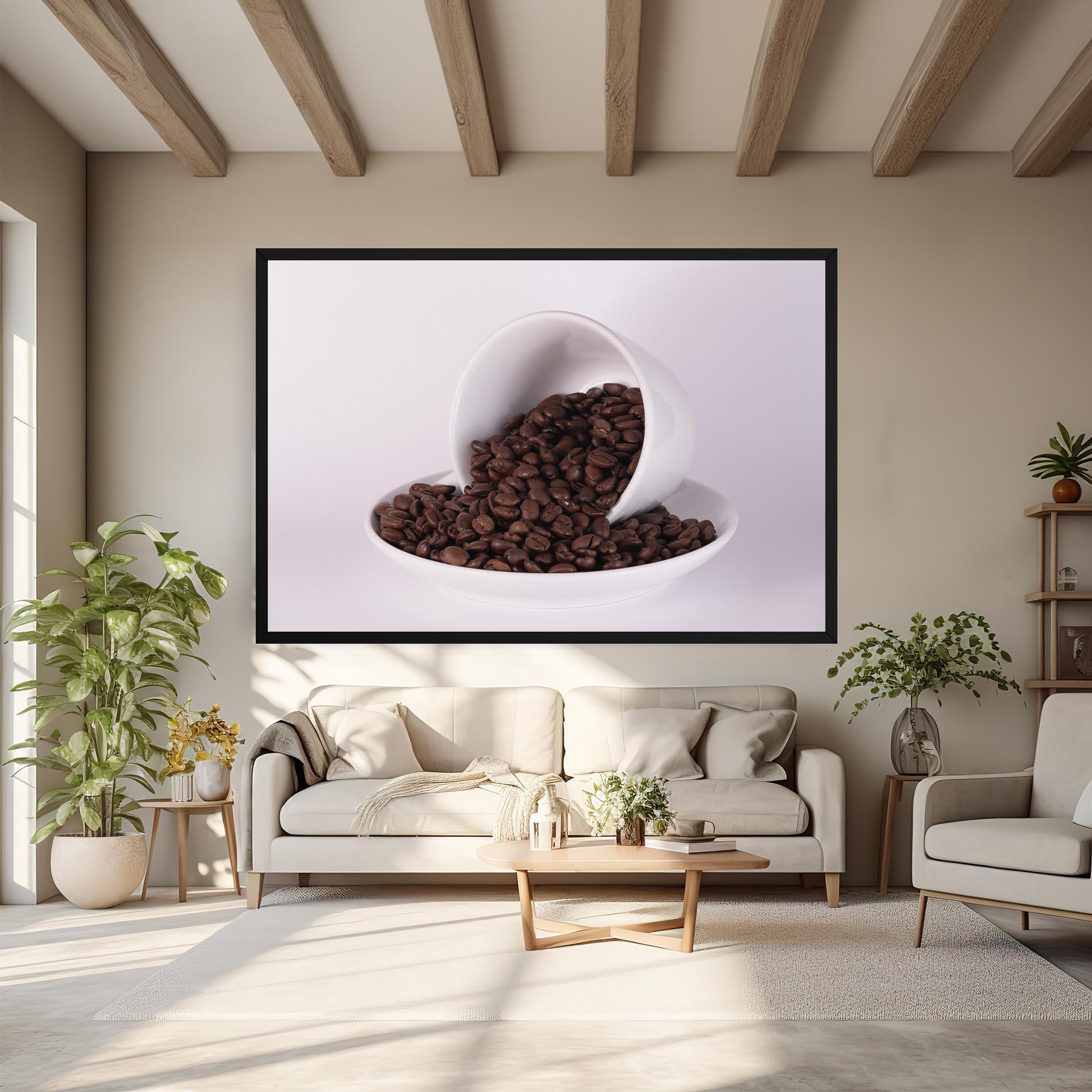 Картина на платно Bowl Of Coffee mockup 6