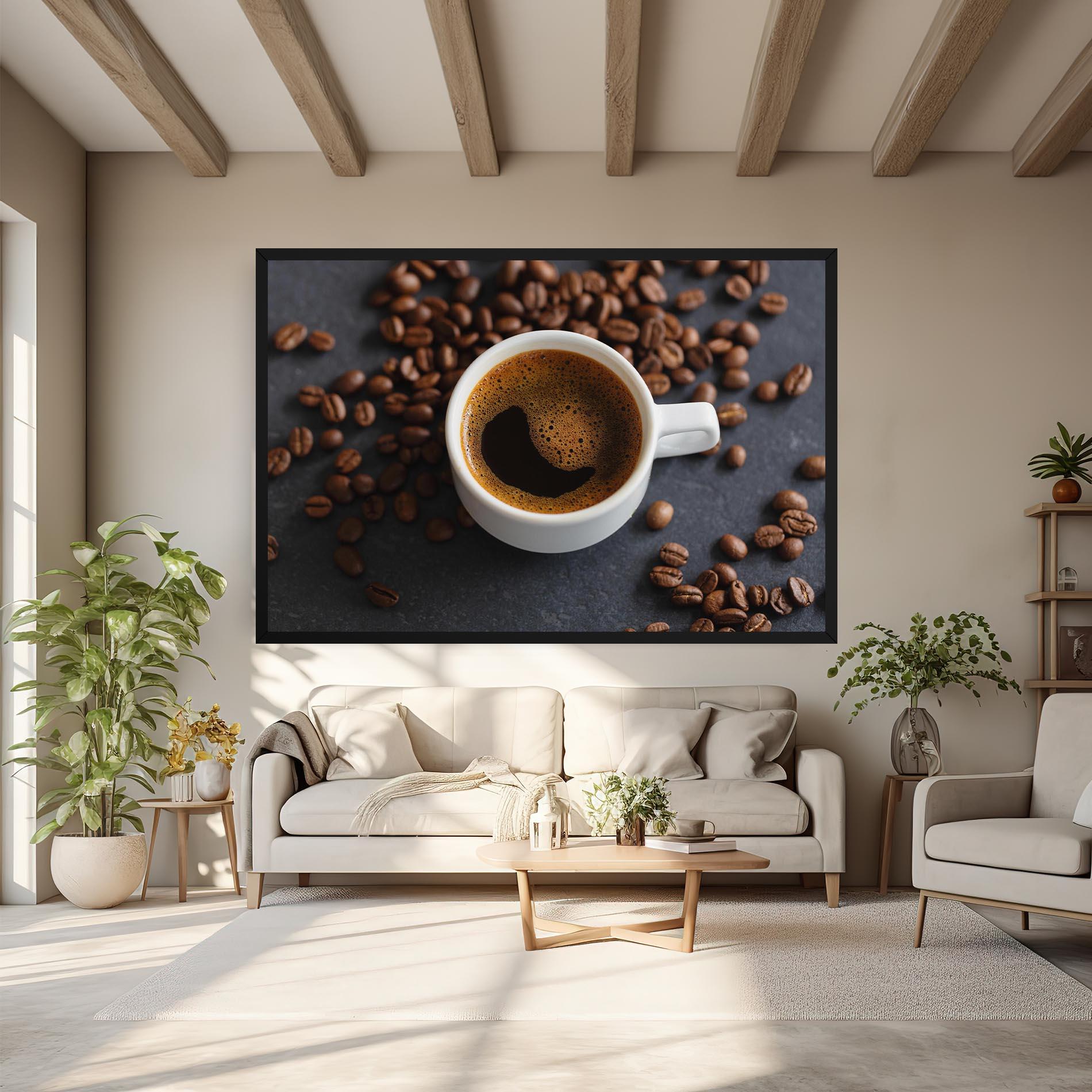 Картина на платно Espresso Close Up mockup 6