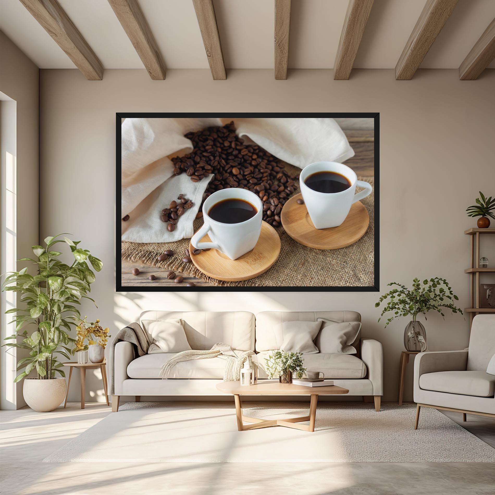 Картина на платно Fresh Espresso mockup 6