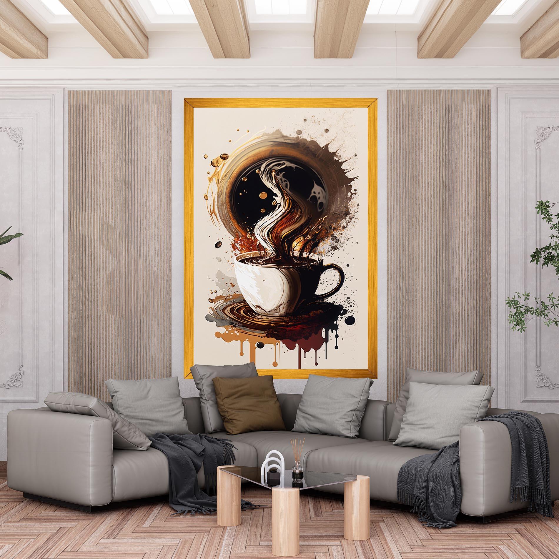Картина на платно Coffee Art mockup 6