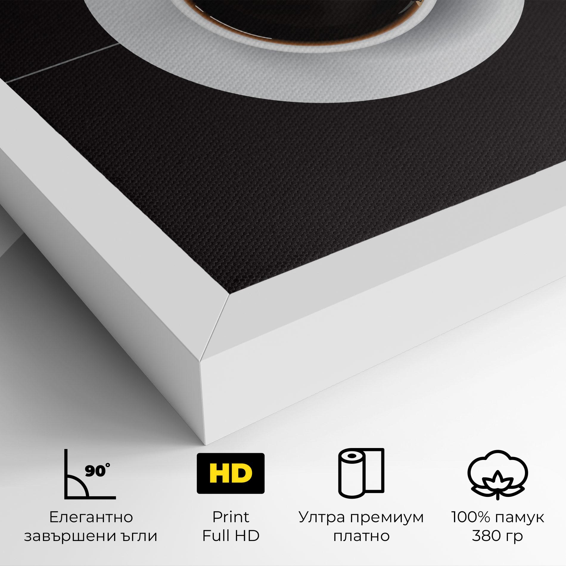 Картина на платно After Coffee mockup 4