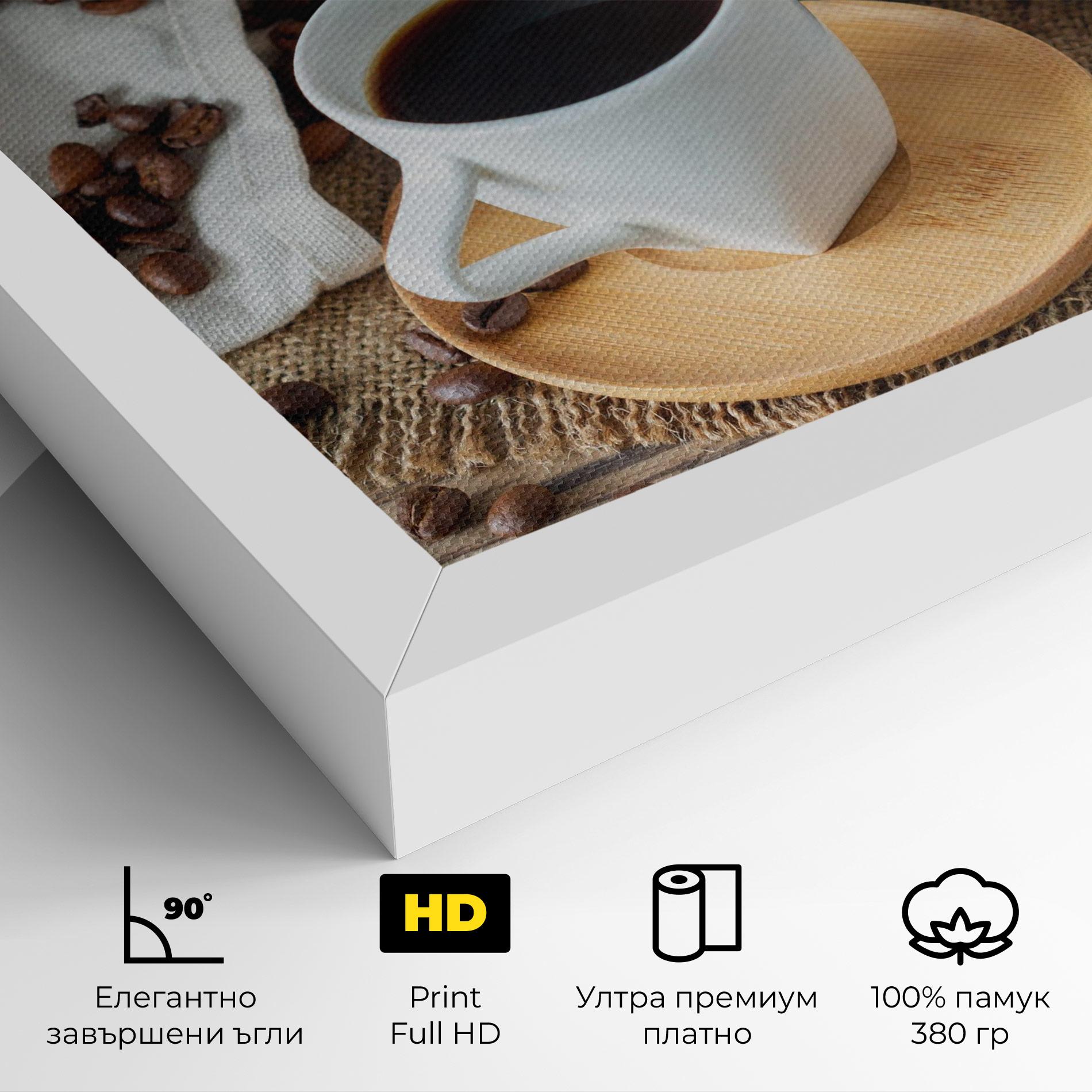 Картина на платно Fresh Espresso mockup 4