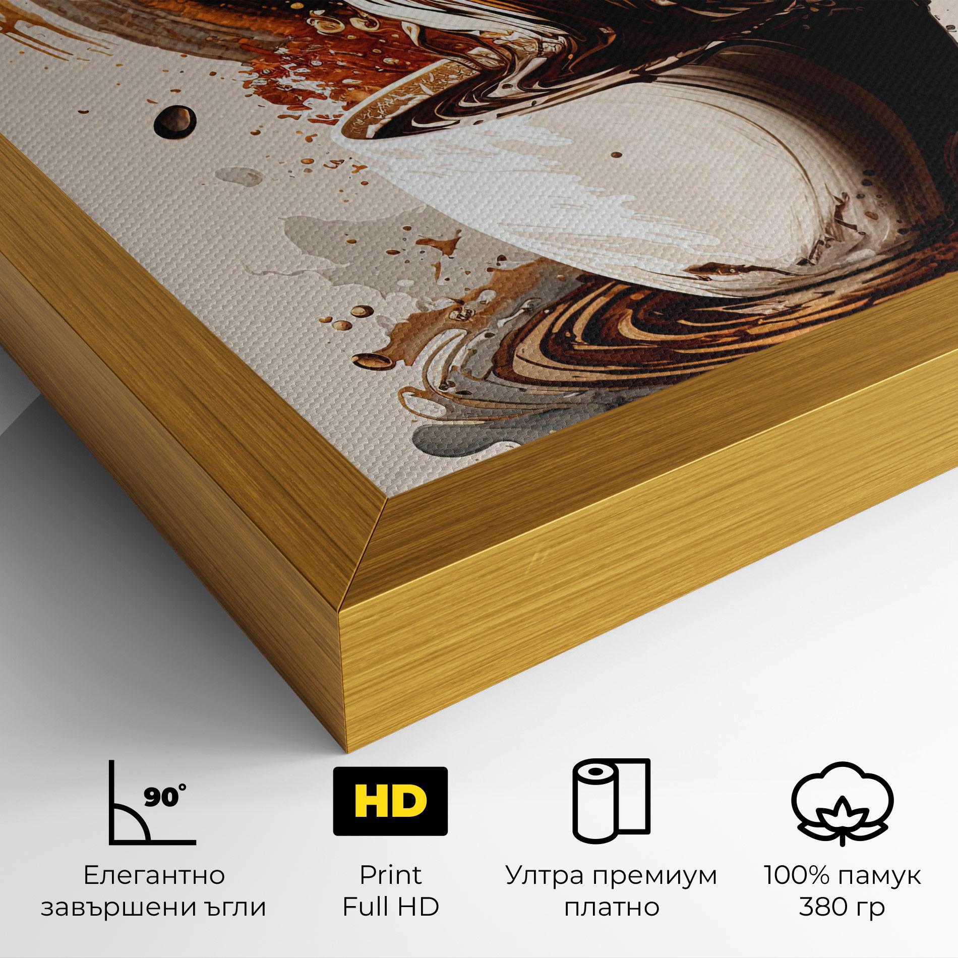 Картина на платно Coffee Art mockup 4