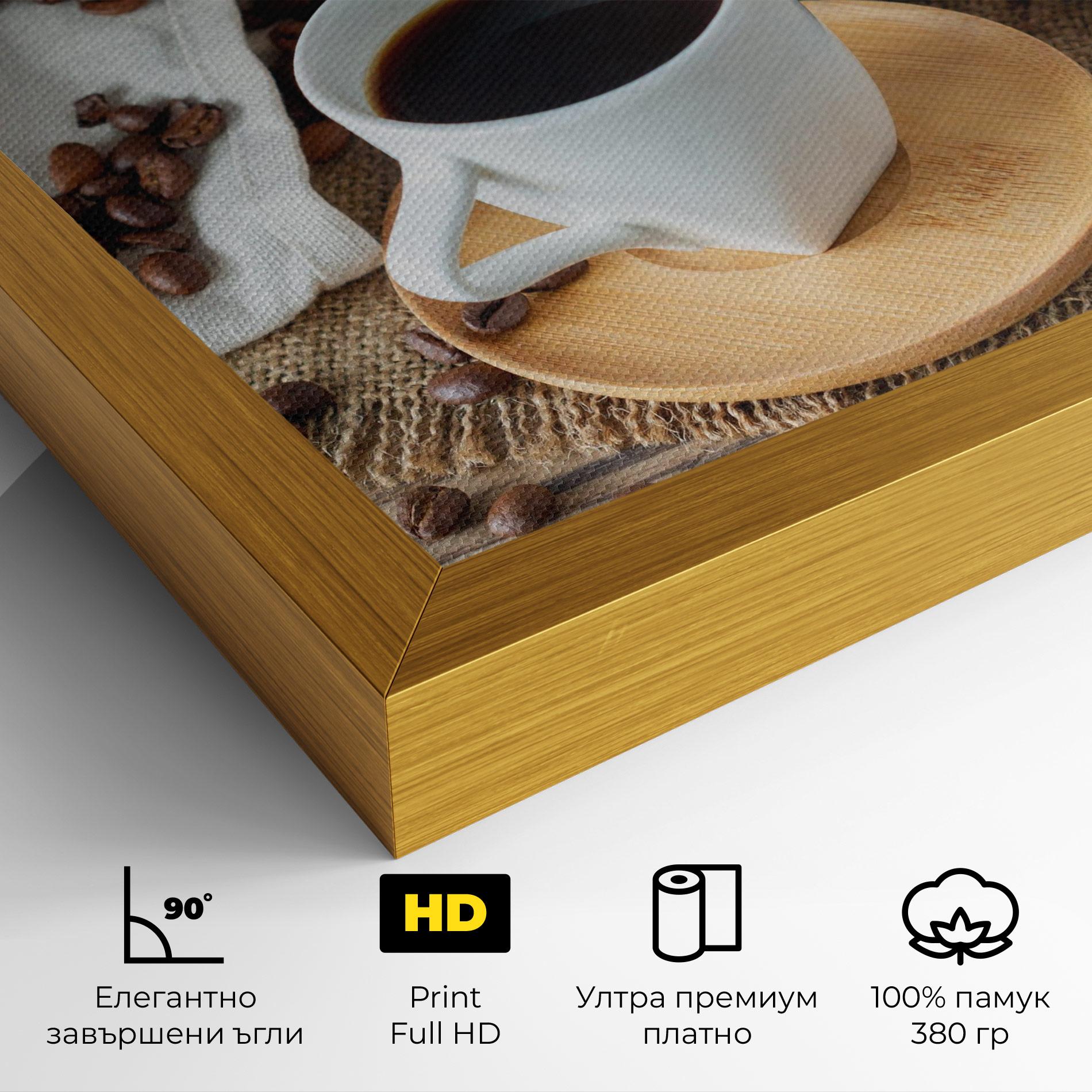 Картина на платно Fresh Espresso mockup 4