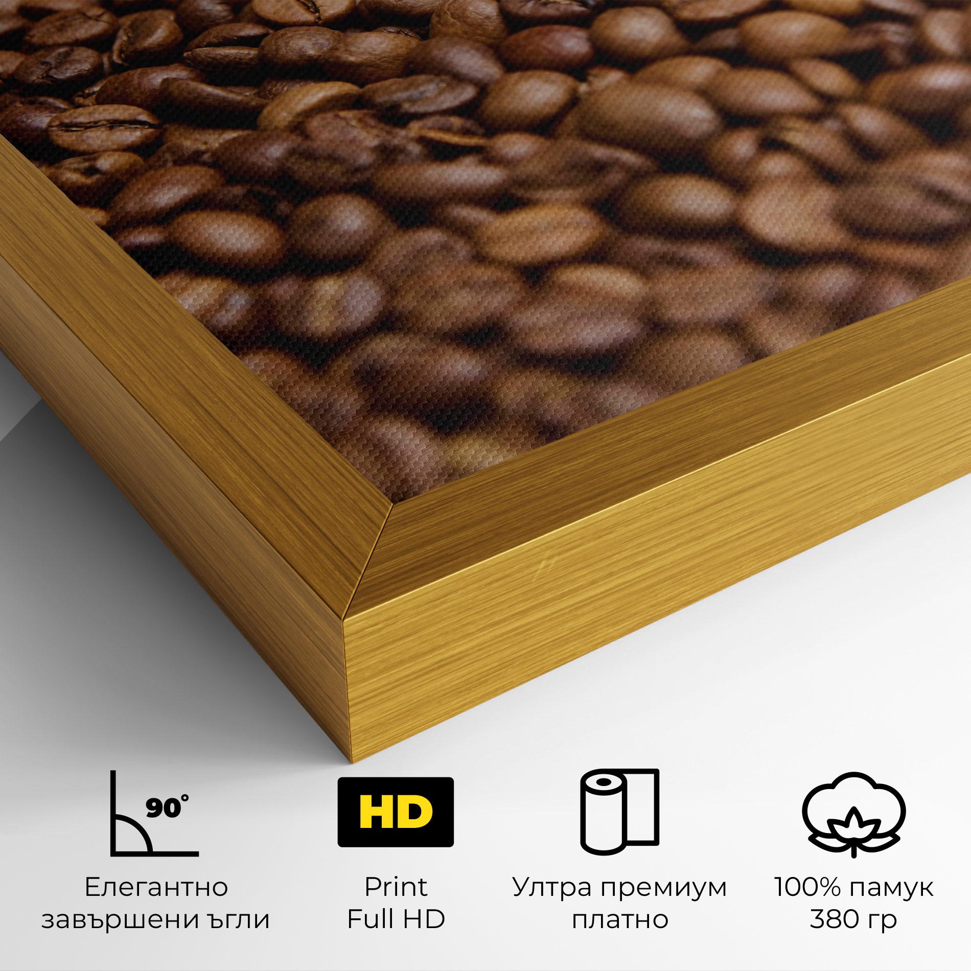 Картина на платно Fresh Roasted Coffee mockup 4