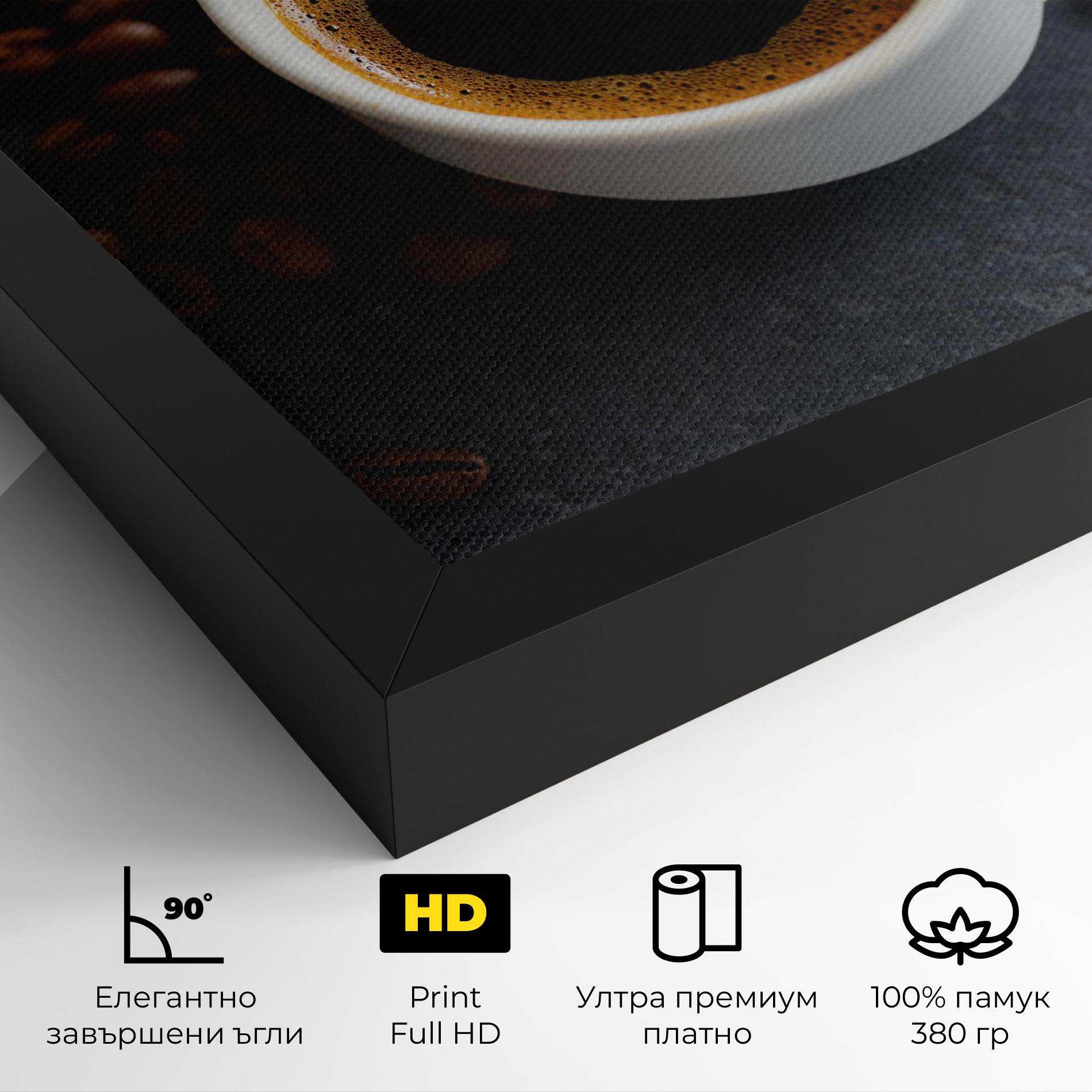 Картина на платно Espresso Close Up mockup 4