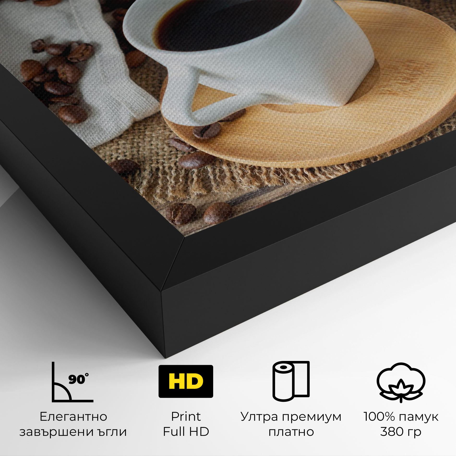 Картина на платно Fresh Espresso mockup 4