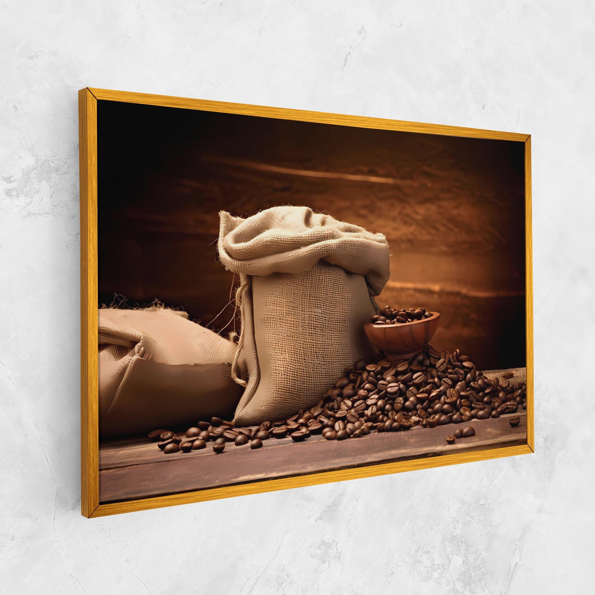 Картина на платно Big Bag Of Coffee Beans mockup 1
