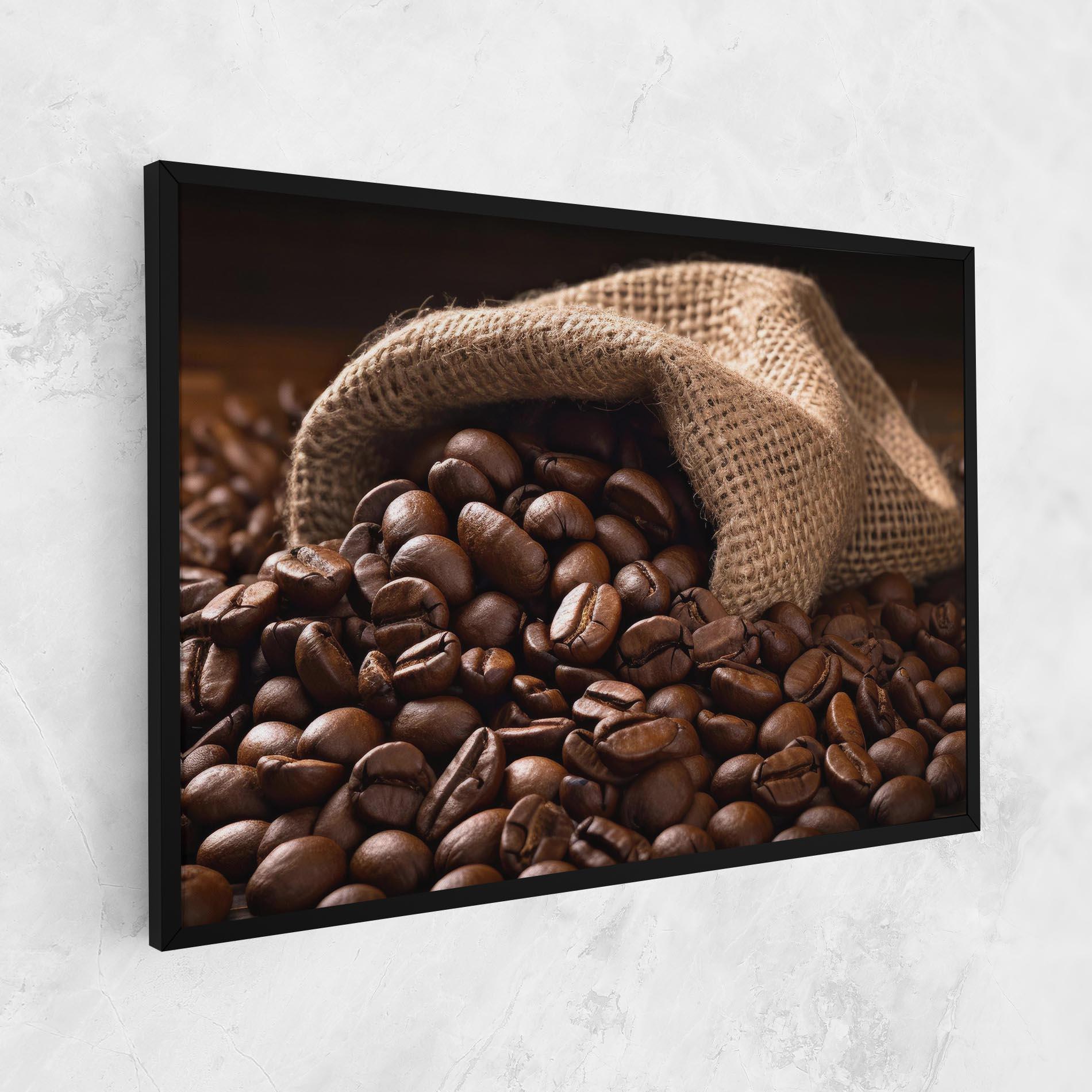 Картина на платно Bag Of Coffee Beans mockup 1