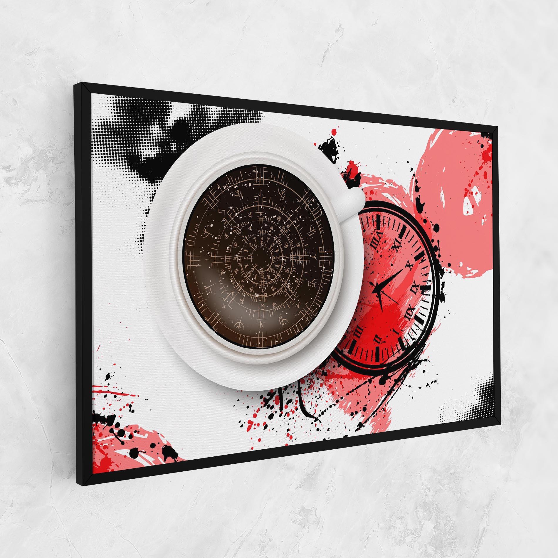 Картина на платно Coffee Reading mockup 1