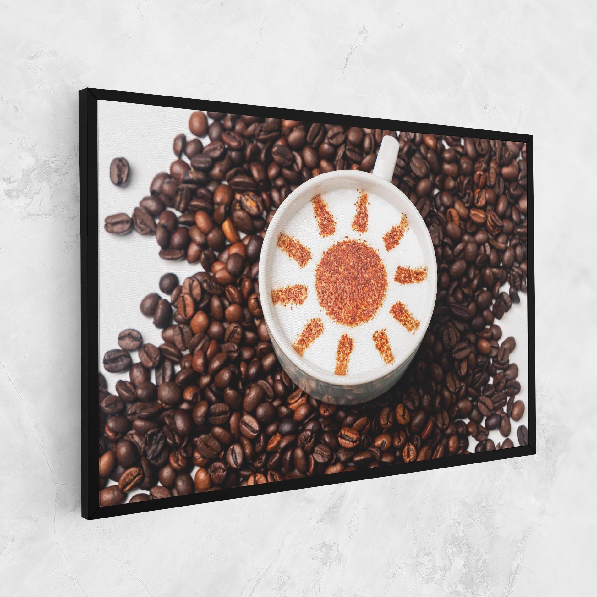 Картина на платно Sun Pattern Coffee mockup 1