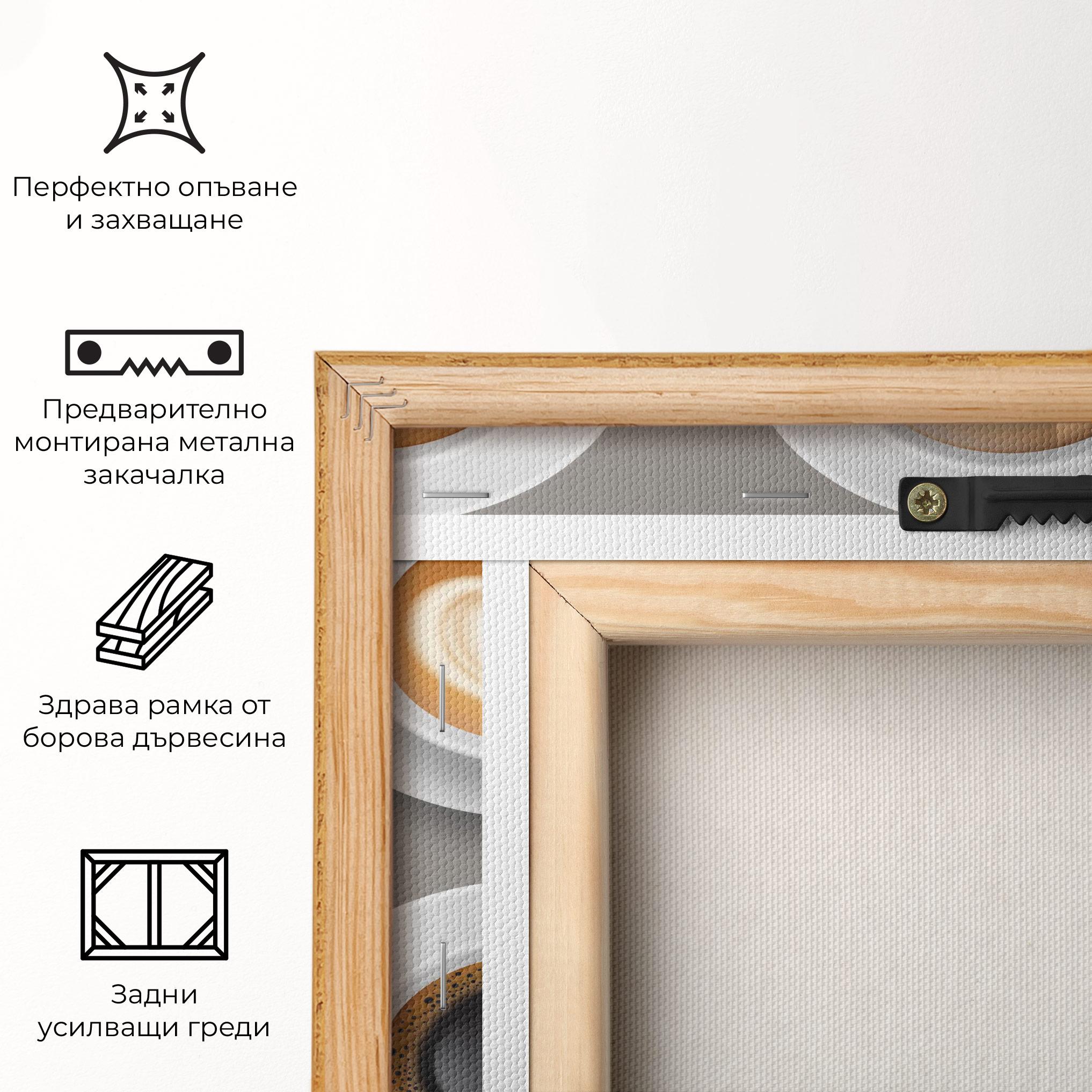 Картина на платно Coffee Cups Mix mockup 5