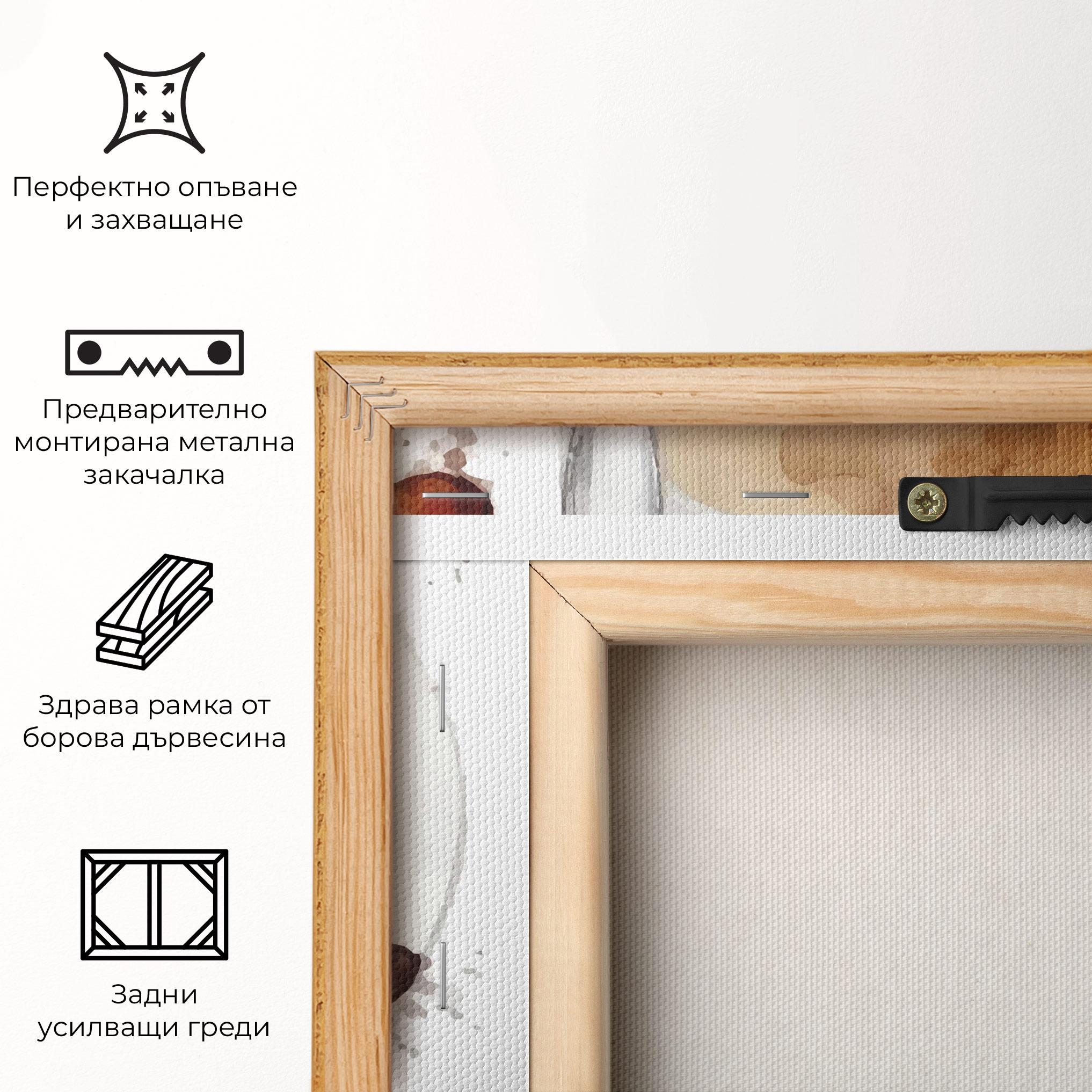 Картина на платно Coffee Liquid mockup 5